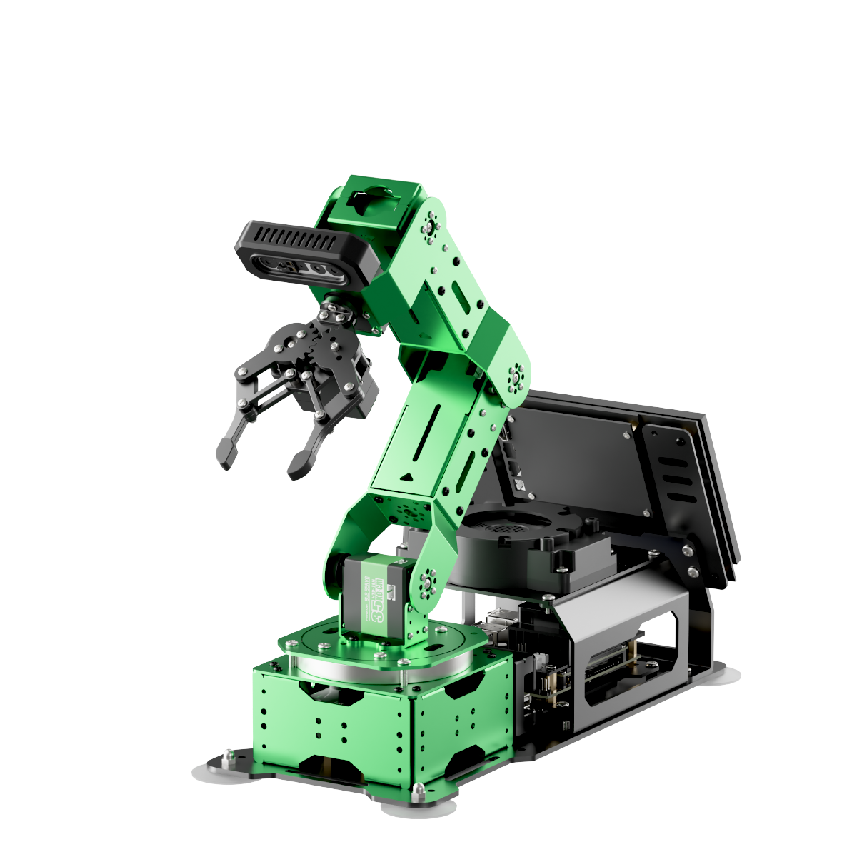 Hiwonder JetArm ROS1/ROS2 3D Vision Robot Arm, with Multimodal AI Model (ChatGPT), AI Voice Interaction and Vision Recognition, Tracking & Sorting