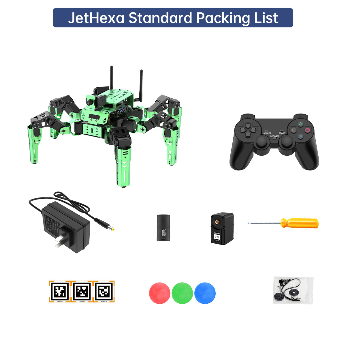 Hiwonder JetHexa ROS Hexapod Robot Kit Powered by Jetson Nano with Lidar Depth Camera Support SLAM Mapping and Navigation