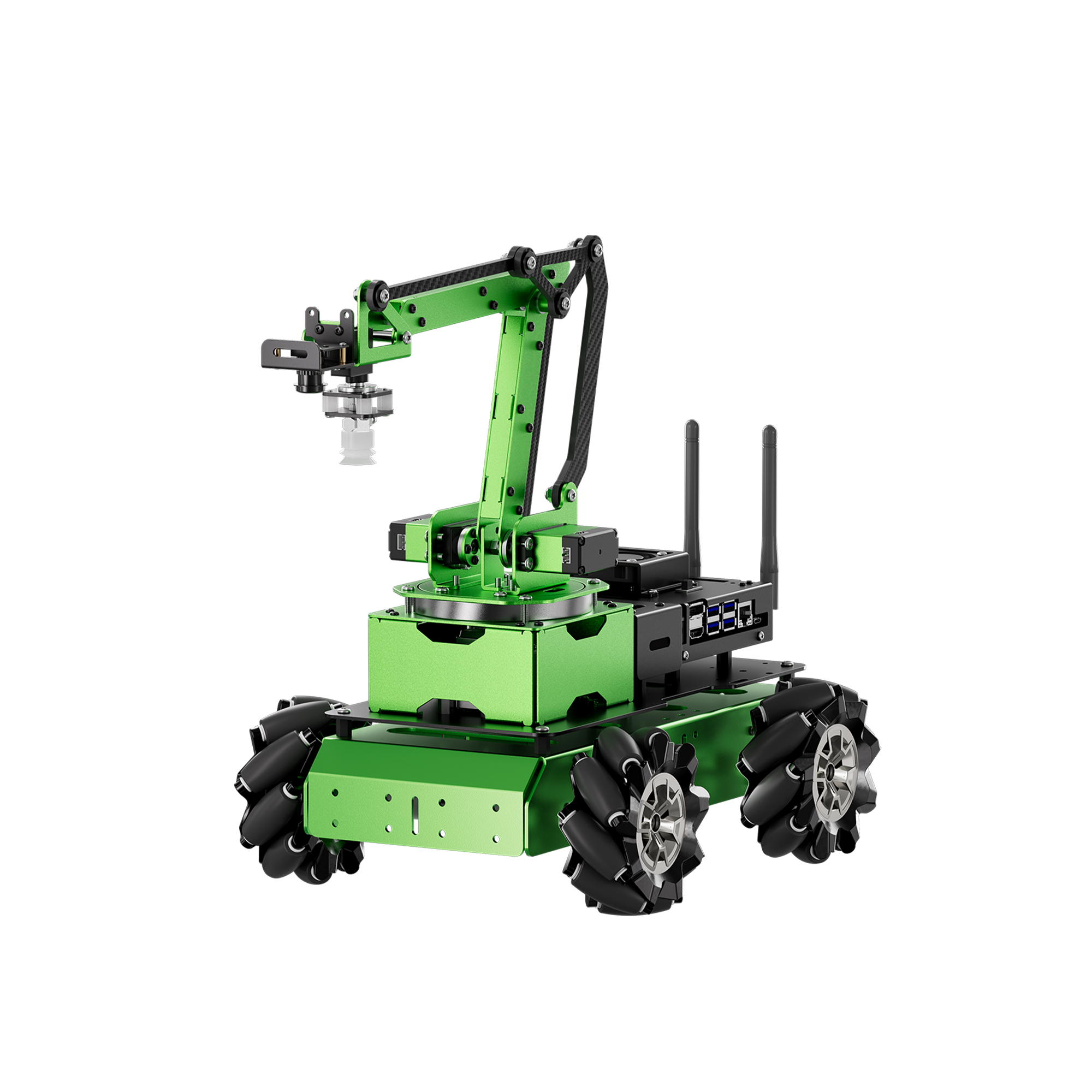 Hiwonder JetMax Pro JETSON NANO Robot Arm with Mecanum Wheel Chassis/ Electric Sliding Rail Support ROS Python