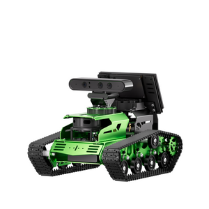 Hiwonder JetTank ROS Robot Tank Powered by Jetson Nano with Lidar Depth Camera Touch Screen, Support SLAM Mapping and Navigation