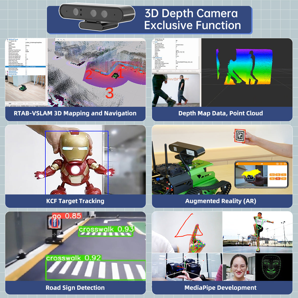 3D Depth Camera Exclusive Function
