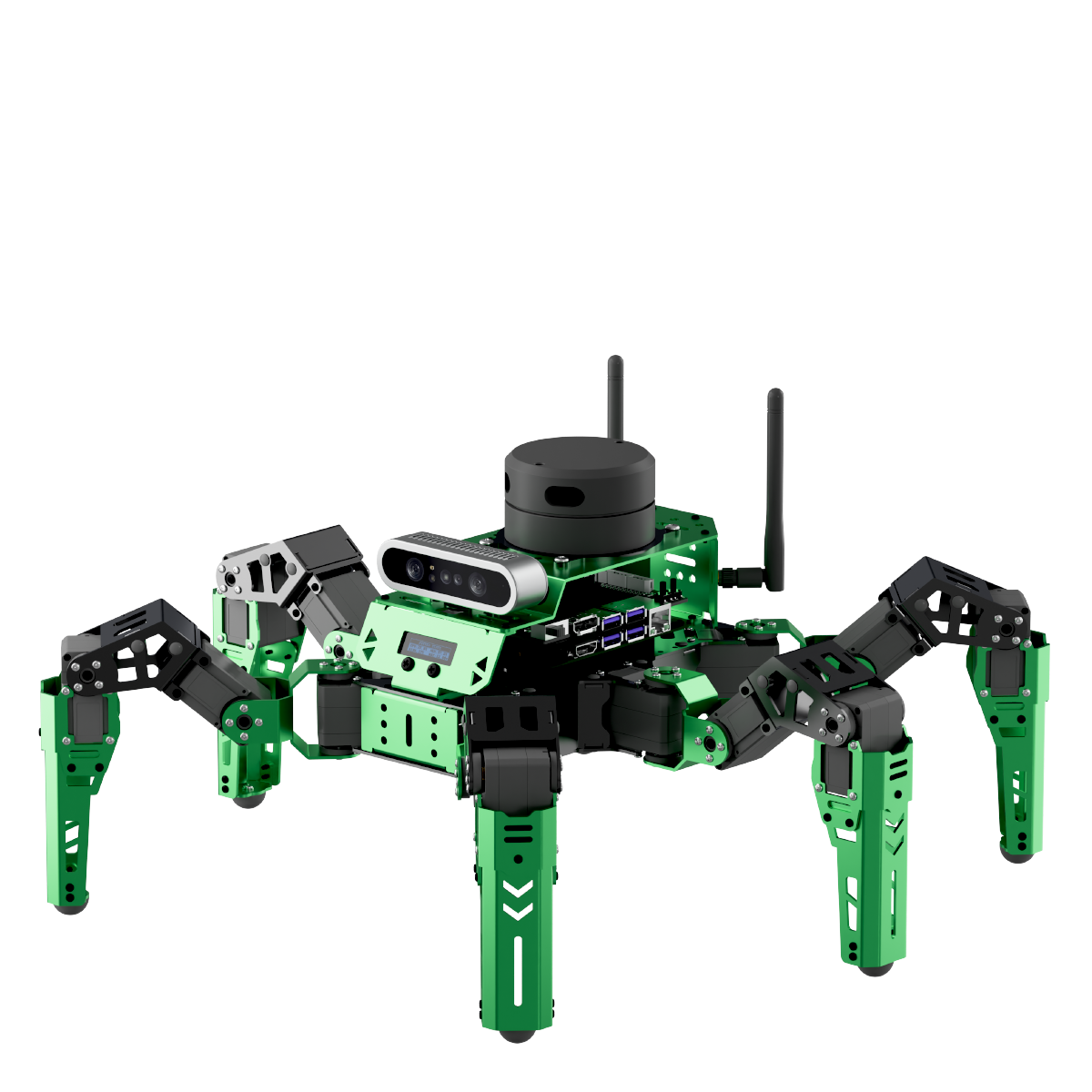 Hiwonder JetHexa ROS Hexapod Robot Kit Powered by Jetson Nano with Lidar Depth Camera Support SLAM Mapping and Navigation