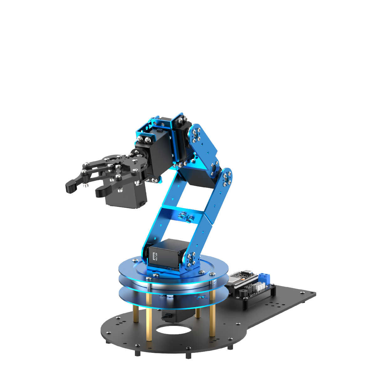 Hiwonder LeArm AI Desktop Robot Arm with AI Vision & Voice Interaction, Support Arduino Programming & Sensor Expansion