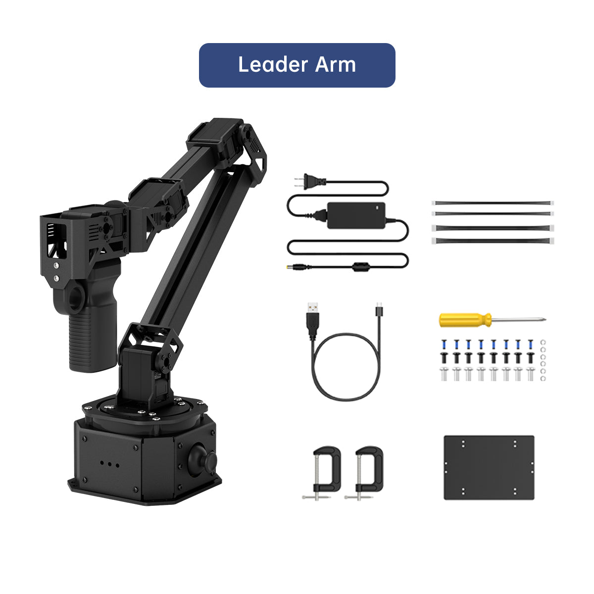Hiwonder NexArm Open-Source Embodied AI Robotic Arm with ESP32 & AT32 Dual-Chip Design, AI Vision, Large AI Model, and K230 Vision Module