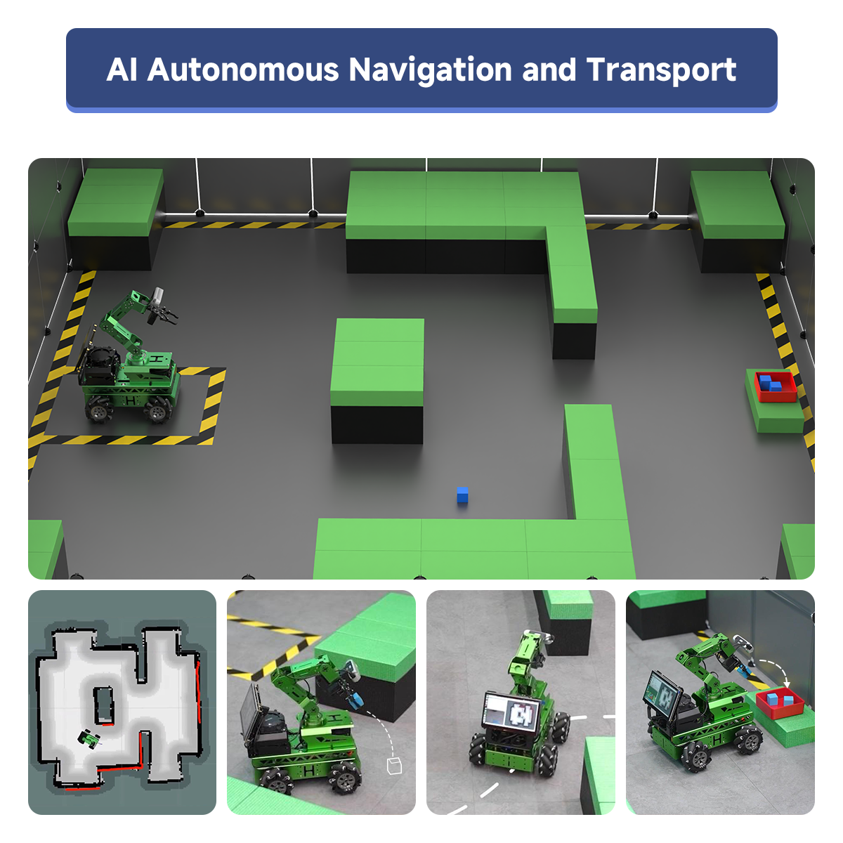 Hiwonder Autonomous Driving Mapping & Navigation Prop Set for Various