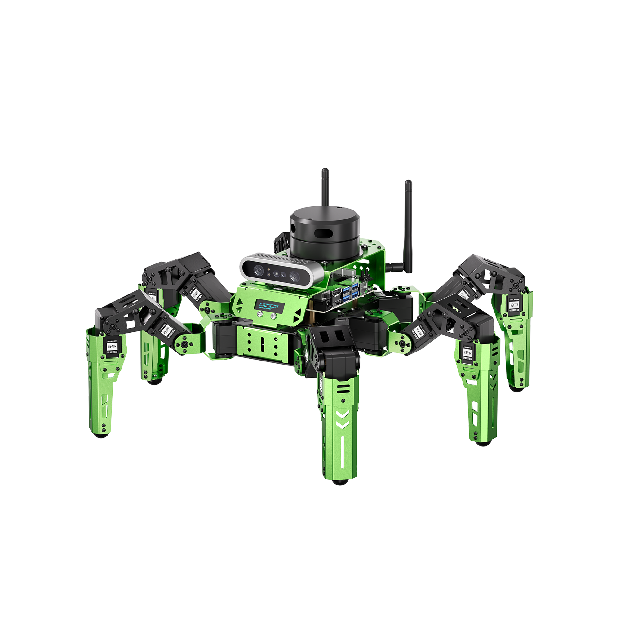 Hiwonder JetHexa ROS Hexapod Robot Kit Powered by Jetson Nano with Lidar Depth Camera Support SLAM Mapping and Navigation