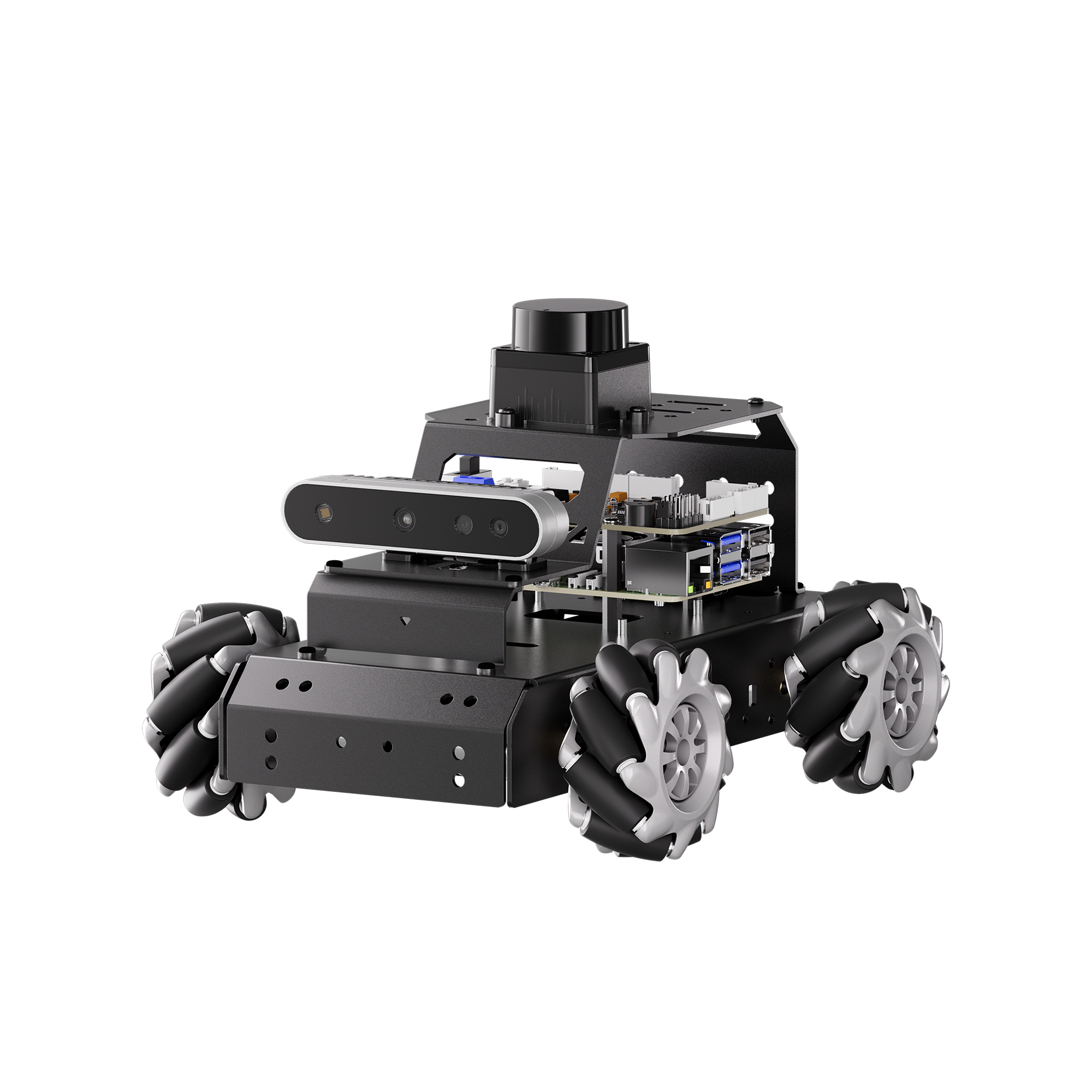 Hiwonder MentorPi M1 Raspberry Pi Robot Car – Mecanum wheel ROS2 Robot, with LLM ChatGPT, SLAM and AI Vision and Voice Interaction