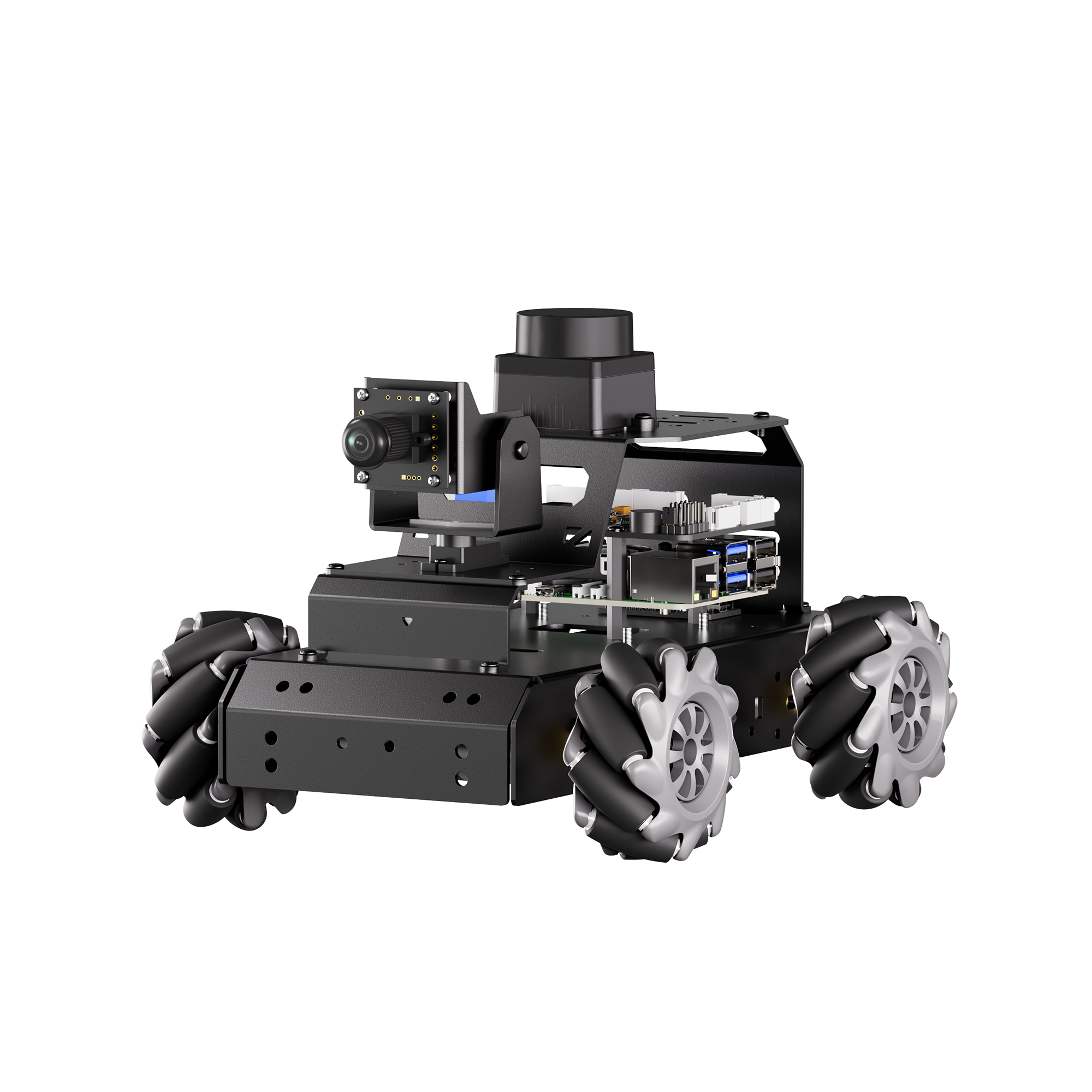 Hiwonder Raspberry Pi 5 Robot Car MentorPi M1 Mecanum-wheel Chassis 2DOF Monocular Camera ROS2-HUMBLE Support SLAM and Autonomous Driving