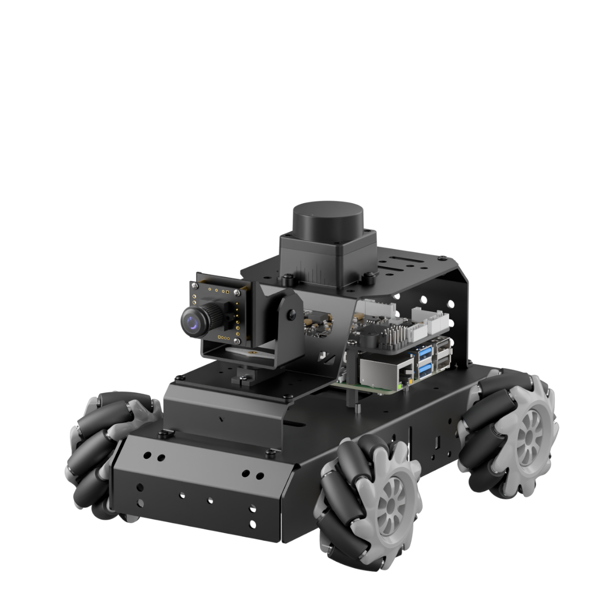 Hiwonder Raspberry Pi 5 Robot Car MentorPi M1 Mecanum-wheel Chassis 2DOF Monocular Camera ROS2-HUMBLE Support SLAM and Autonomous Driving