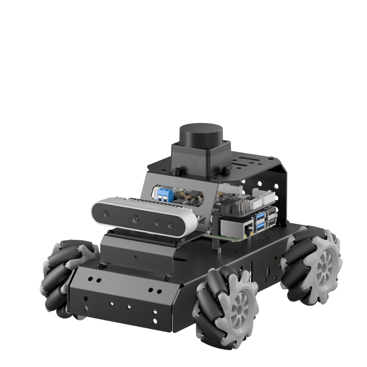 Hiwonder MentorPi M1 Raspberry Pi Robot Car – Mecanum wheel ROS2 Robot, with LLM ChatGPT, SLAM and AI Vision and Voice Interaction