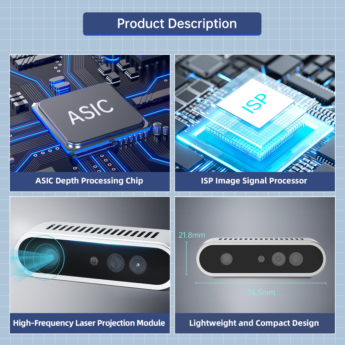 Hiwonder Aurora930 Pro 3D Structured Light Depth Camera 3D Mapping & R