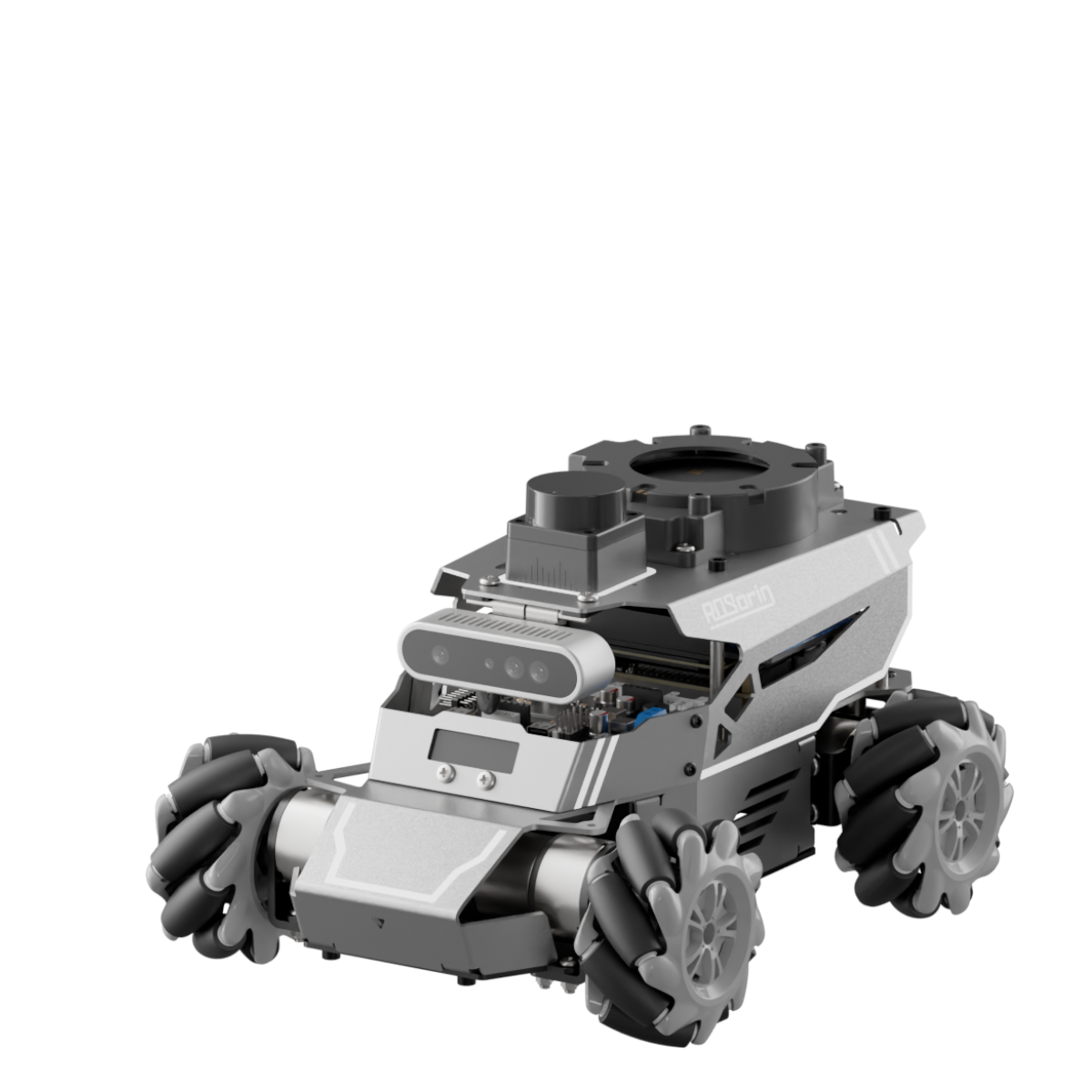 Hiwonder ROSOrin ROS2 Smart Car, Multimodal Large AI Model ChatGPT / Gemini / Grok / Llama, SLAM Navigation Programming, Mecanum Wheels Robot