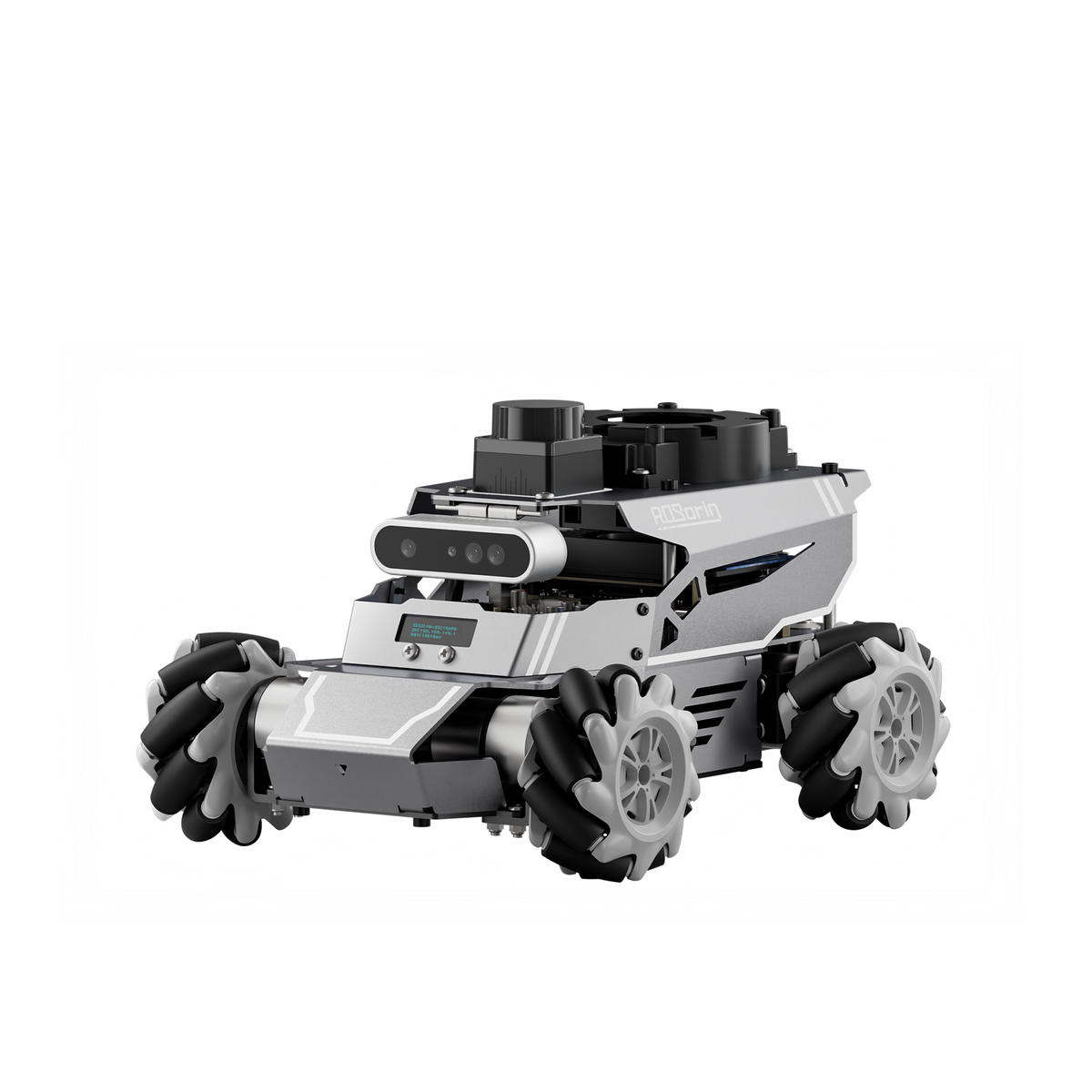 Hiwonder ROSOrin ROS2 Smart Car, Multimodal Large AI Model ChatGPT / Gemini / Grok / Llama, SLAM Navigation Programming, Mecanum Wheels Robot