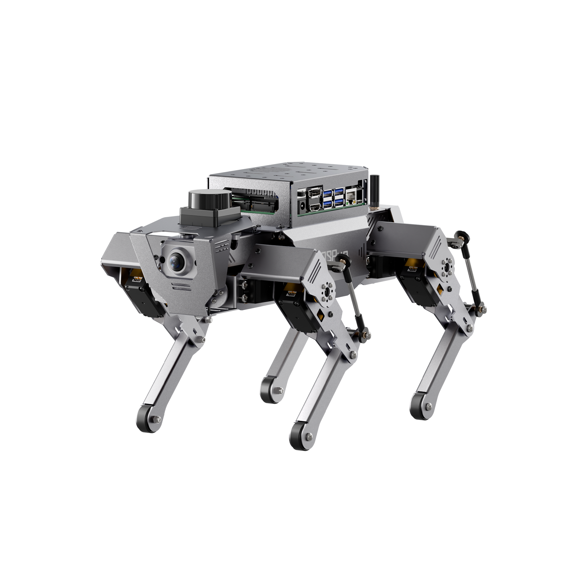 Hiwonder ROSPug Quadruped Bionic Robot Dog Powered by Jetson Nano ROS