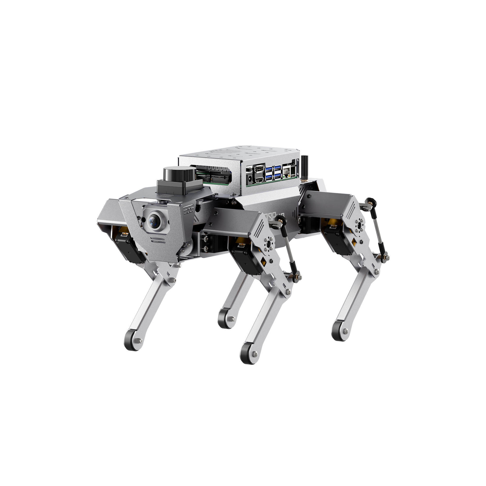 Hiwonder ROSPug Quadruped Bionic Robot Dog Powered by Jetson Nano ROS Open Source Python Programming