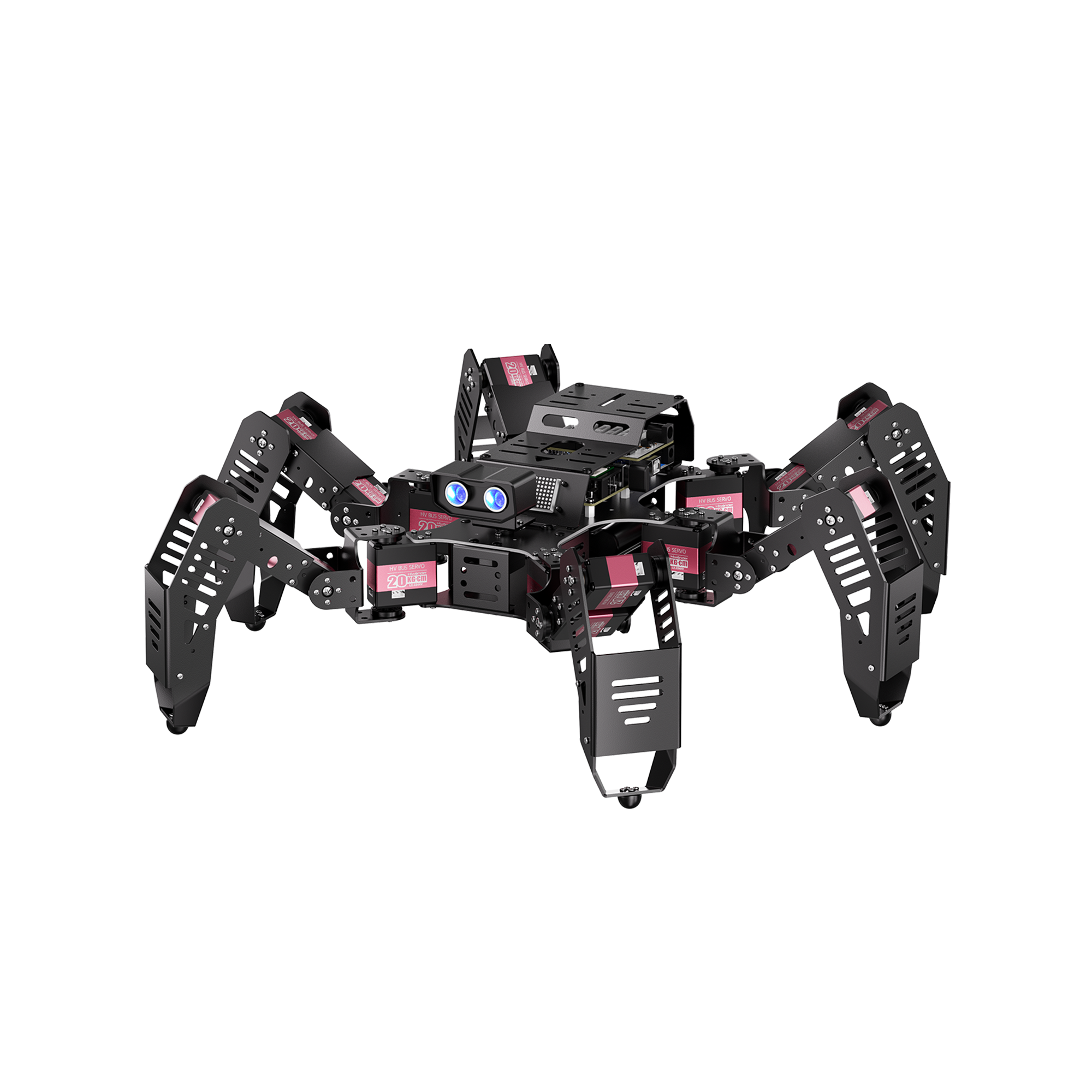Hiwonder SpiderPi: AI Intelligent Visual Hexapod Robot Powered by Raspberry Pi 5