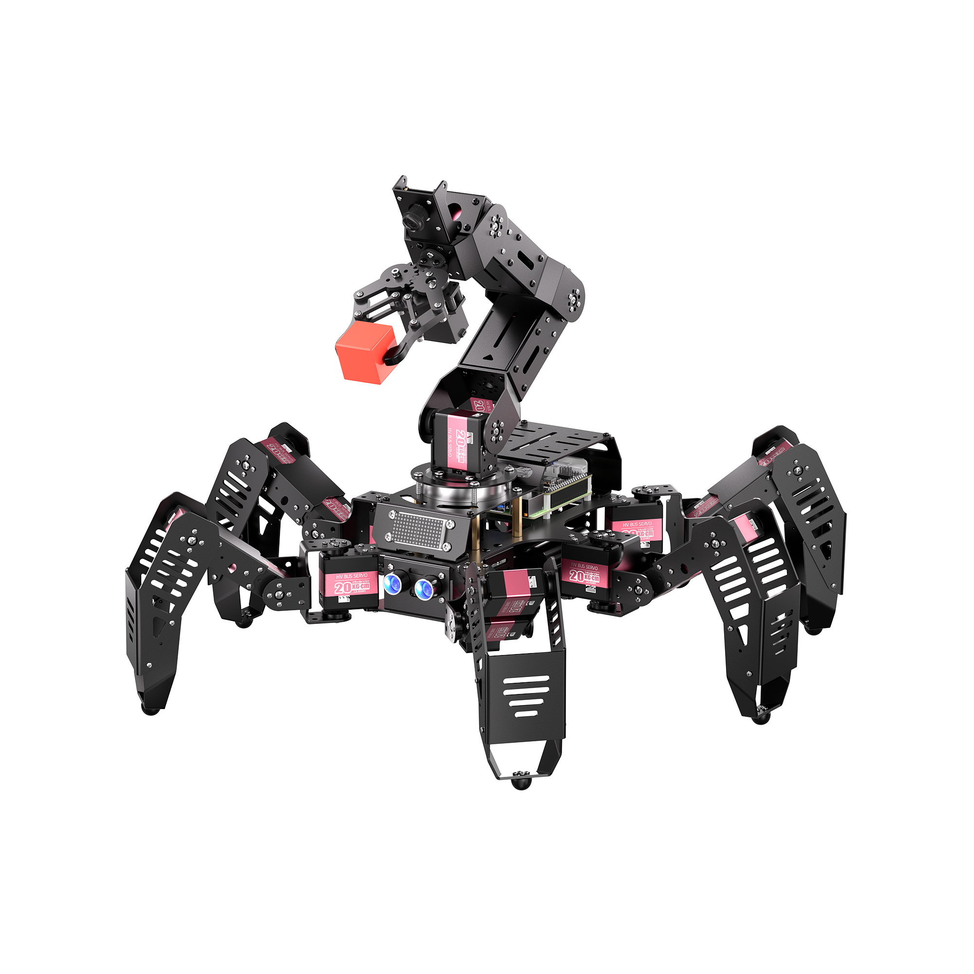 Hiwonder PuppyPi ROS Quadruped Robot with Raspberry Pi, Integrated wit