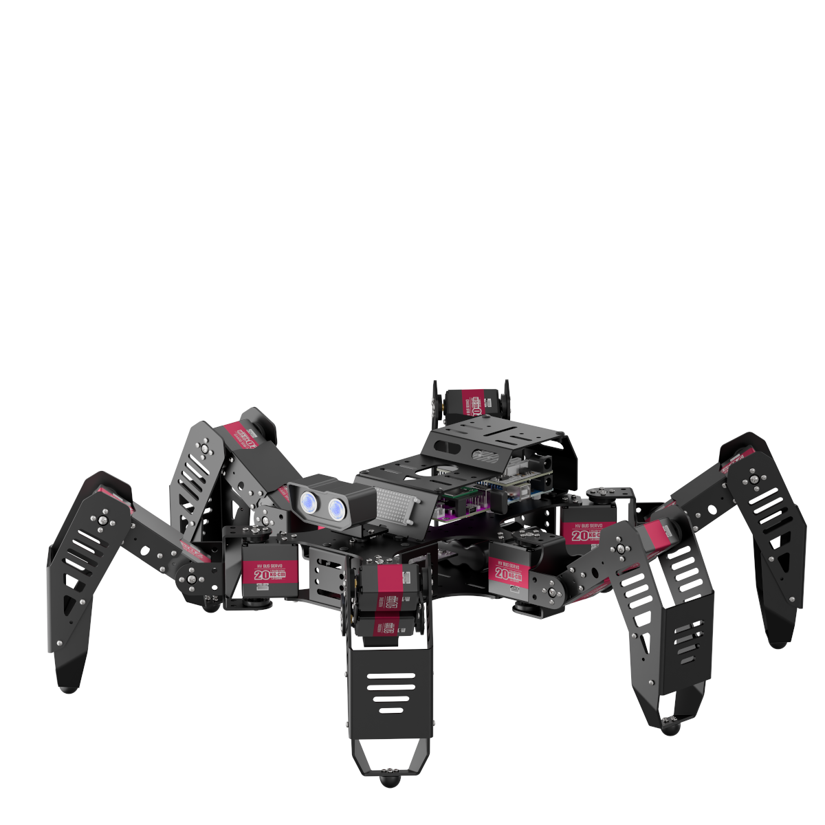 Hiwonder Spiderbot Arduino Coding Robot with AI Voice Control and Expandable Sensors