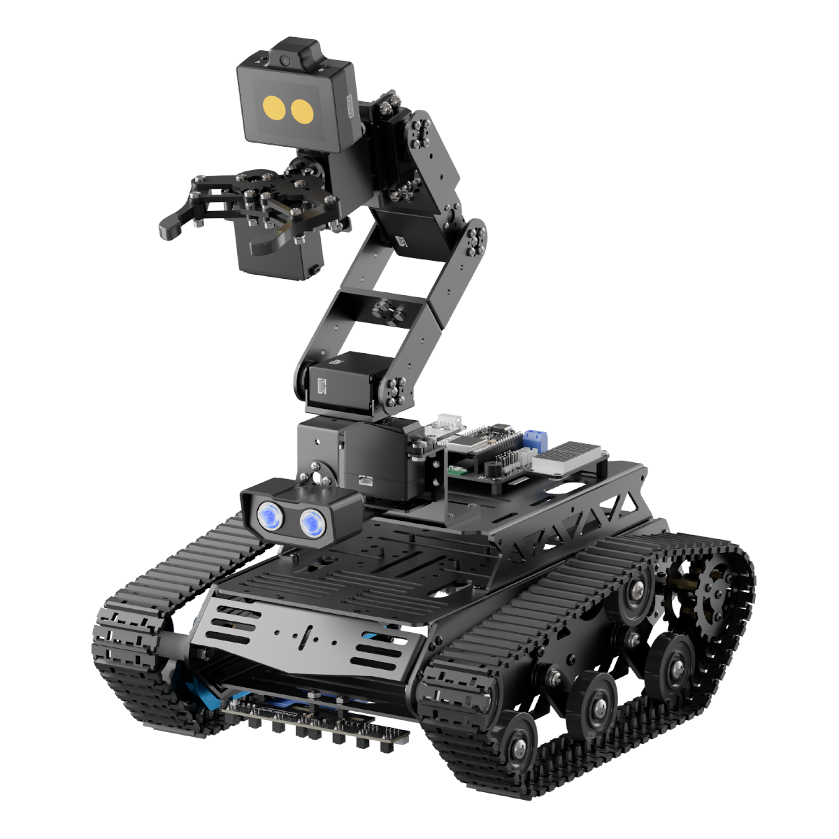 Hiwonder Tankbot Track Robot Car Loaded with Robotic Arm for STM32 Programming