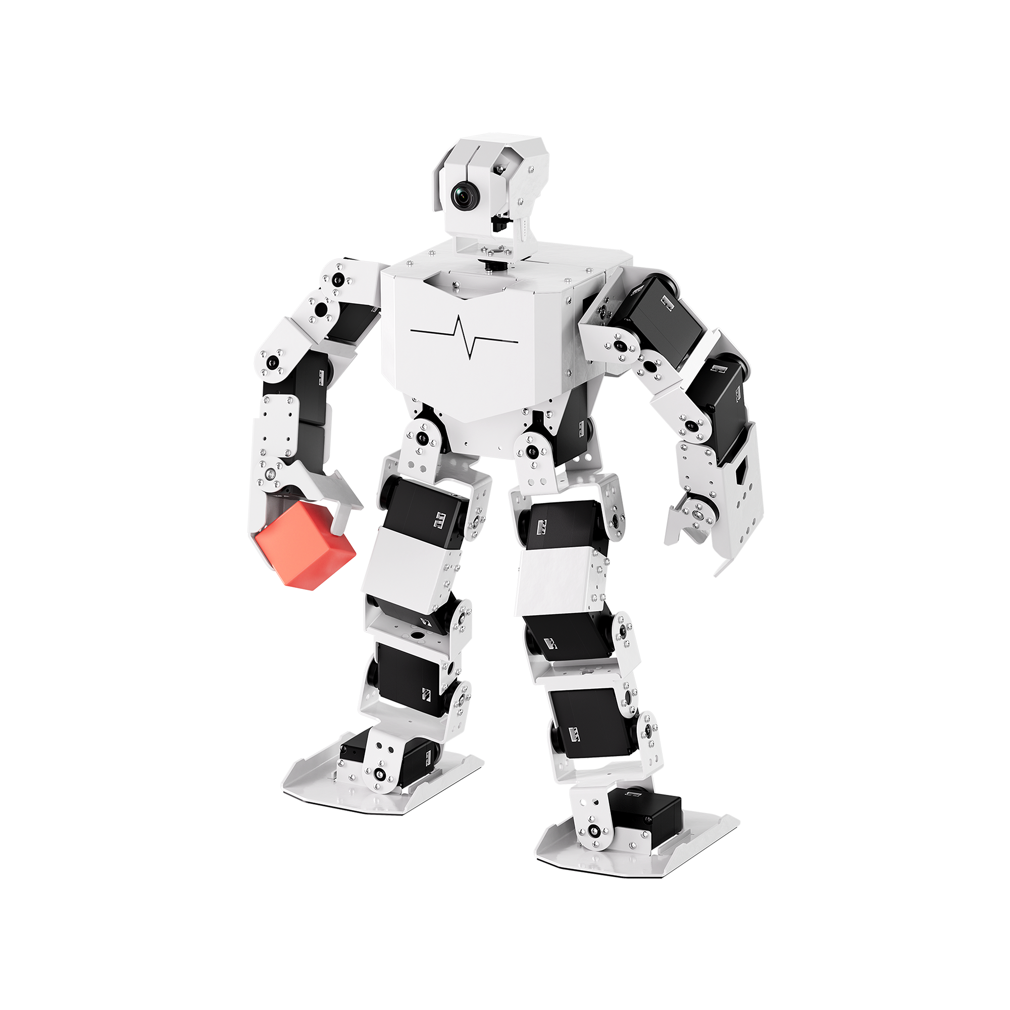 Hiwonder TonyPi Pro AI Humanoid Robot with Raspberry Pi 5 - Integrated Multimodal AI Model (ChatGPT), Vision AI, Interactive Voice Response, and Hand-Eye Coordination