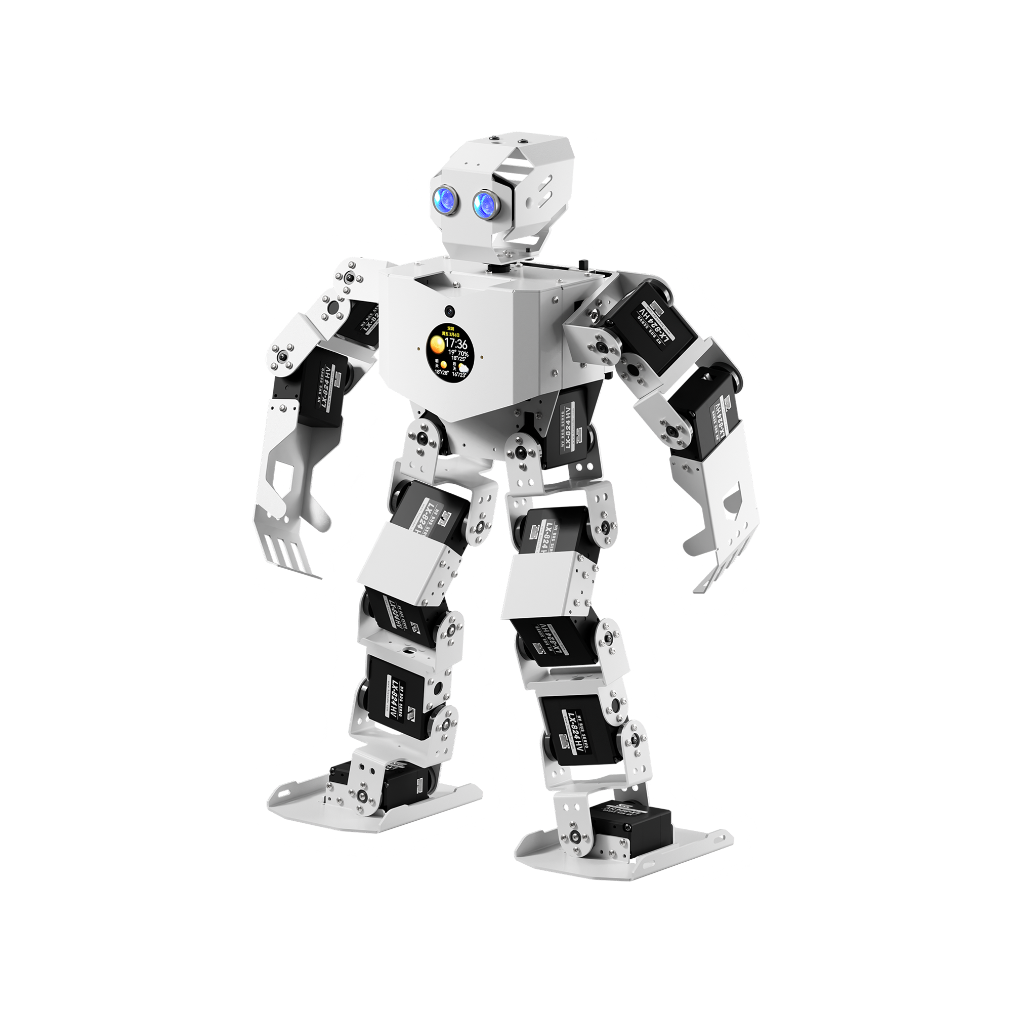 Hiwonder Tonybot Humanoid Robot with Multimodal Large AI Models, Vision AI & Voice Interaction, Educational Programming Kit, Supports Arduino, Scratch & Python