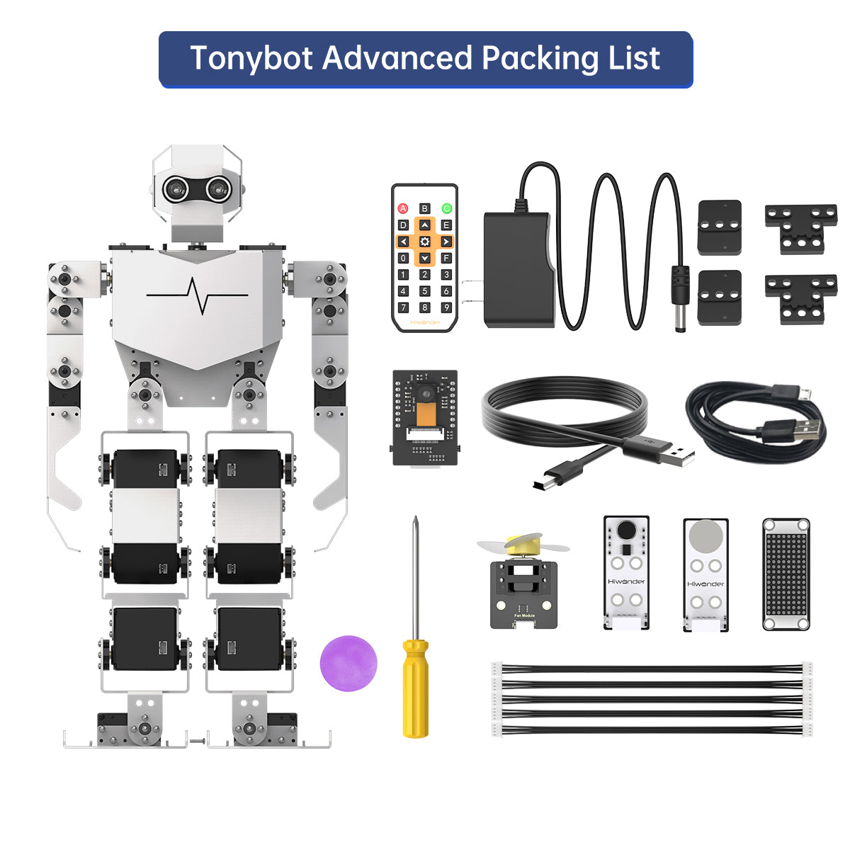 Tonybot: Hiwonder Humanoid Robot Educational Programming Kit/Arduino