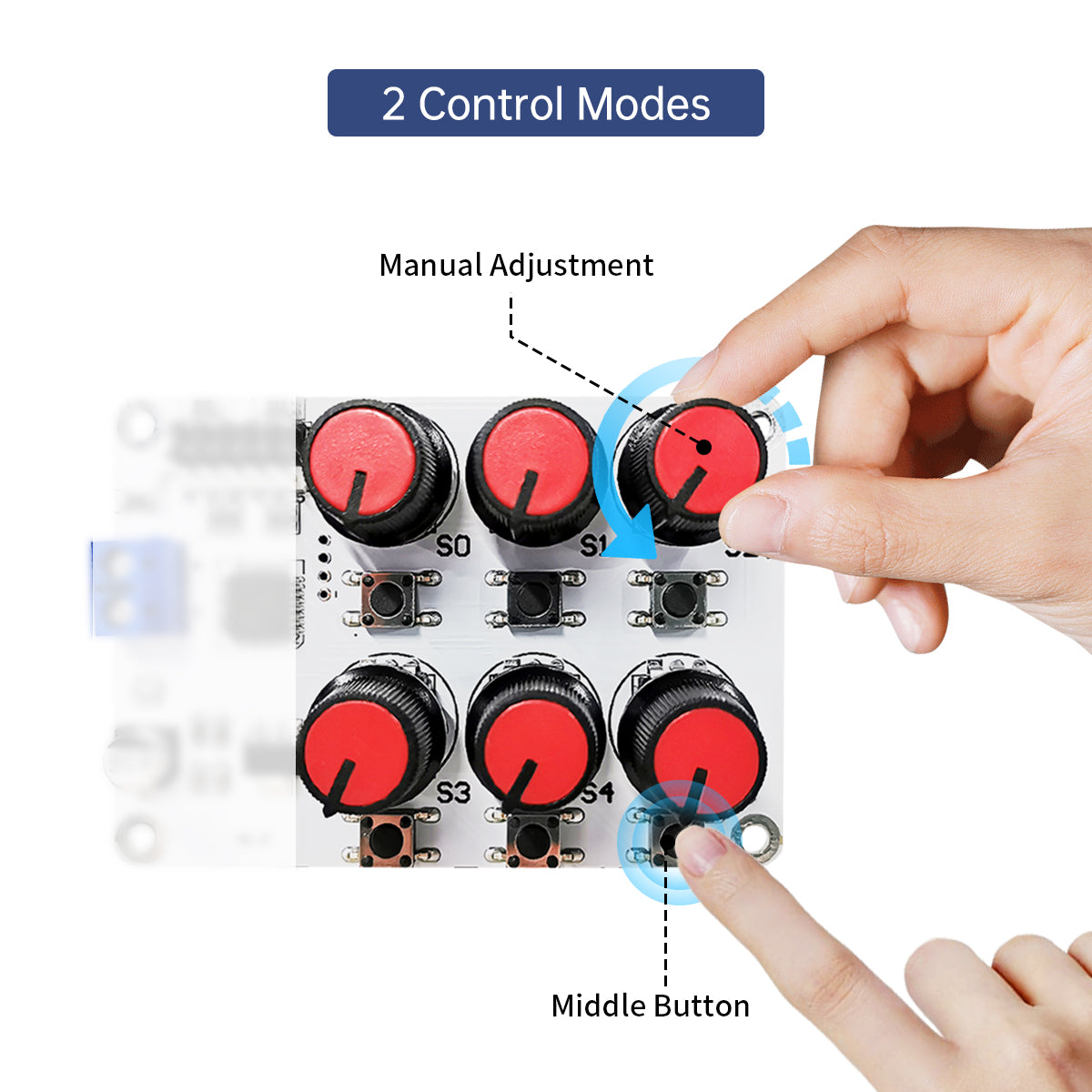 Hiwonder 6 Channel Digital Servo Tester with Over-Current Protection