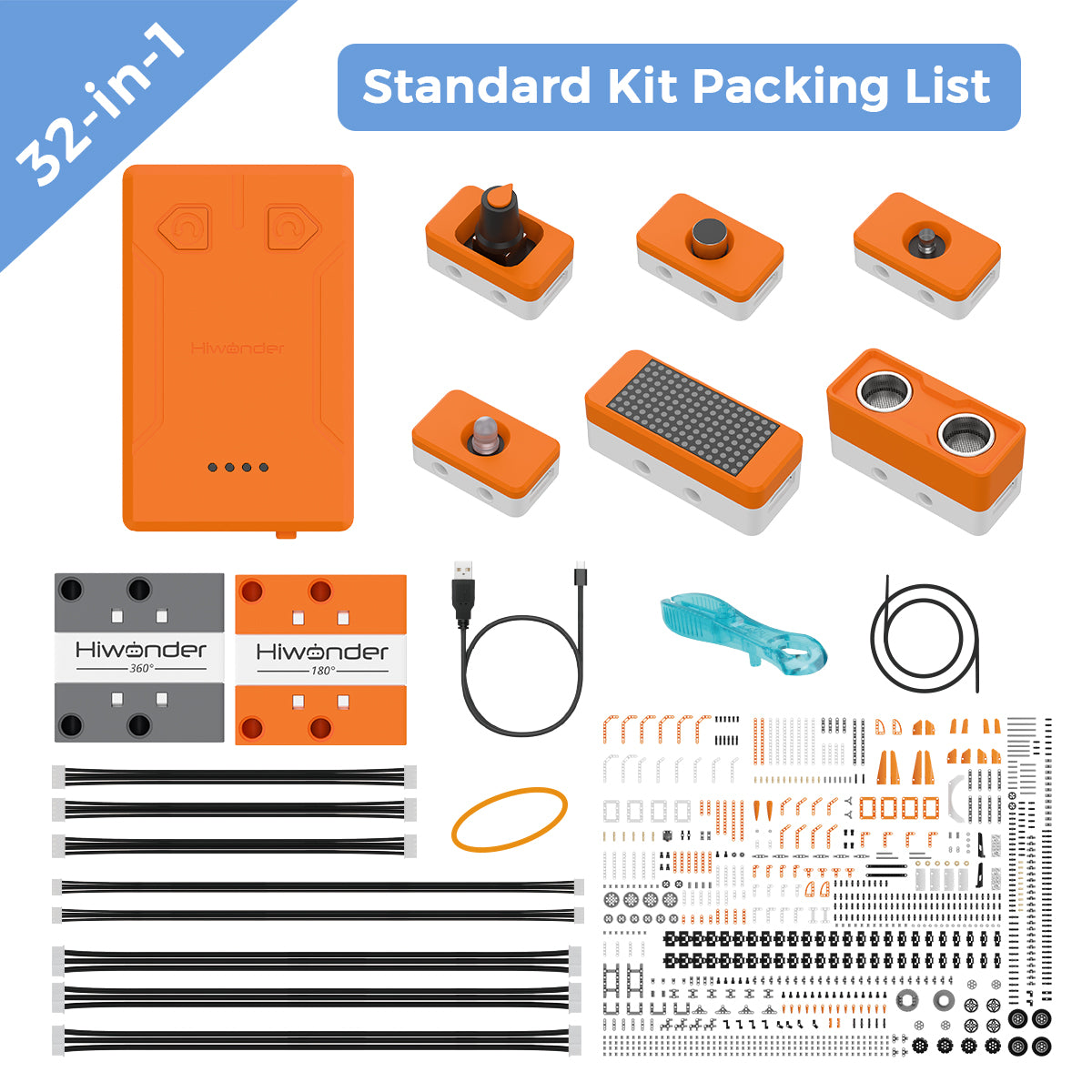 AiBlock TechPower Standard Kit Packing List