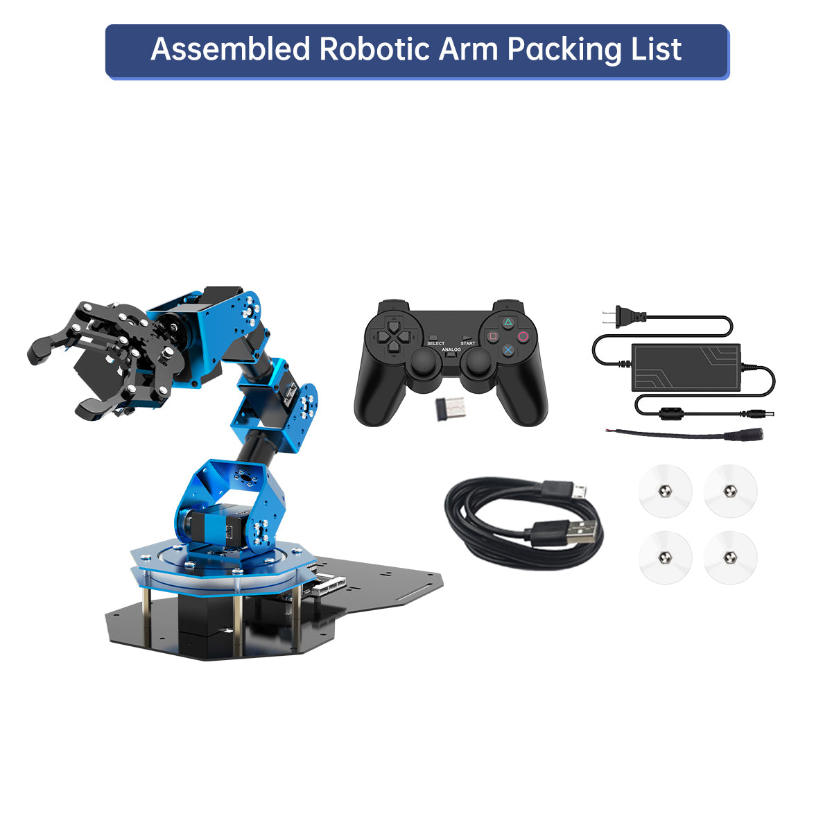 xArm ESP32 Bus Servo Robotic Arm Powered by Open-source ESP32 Python Programmable Robot