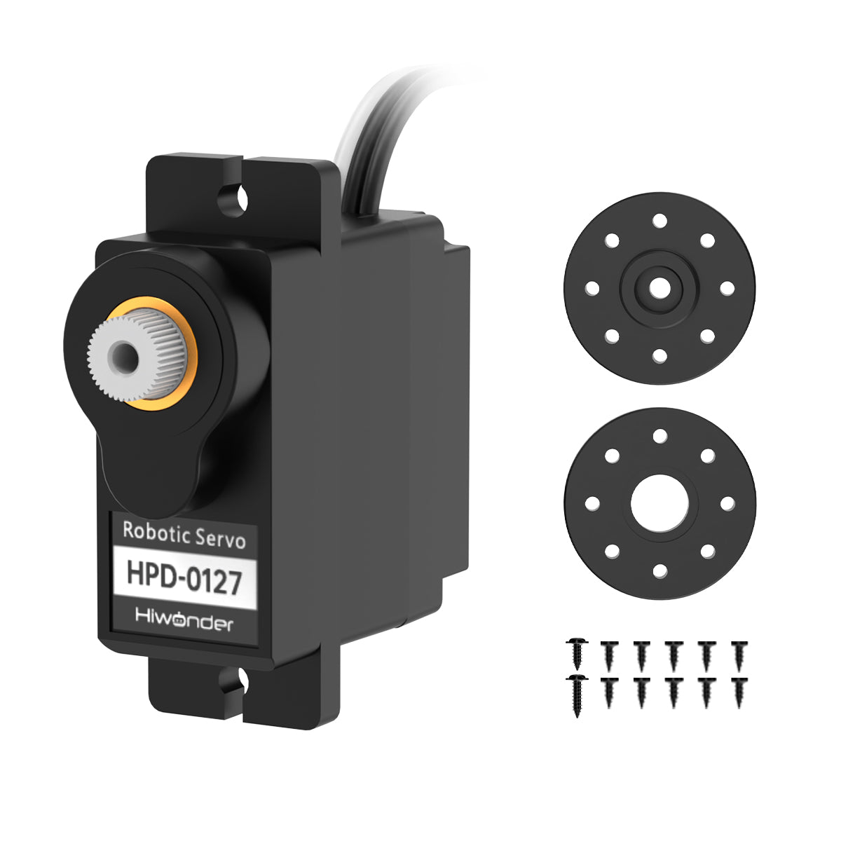 HPD-0127 Mini Dual-Axis High-Speed Servo, Anti-Stall with Clutch Protection, High-Torque PWM Digital Servo