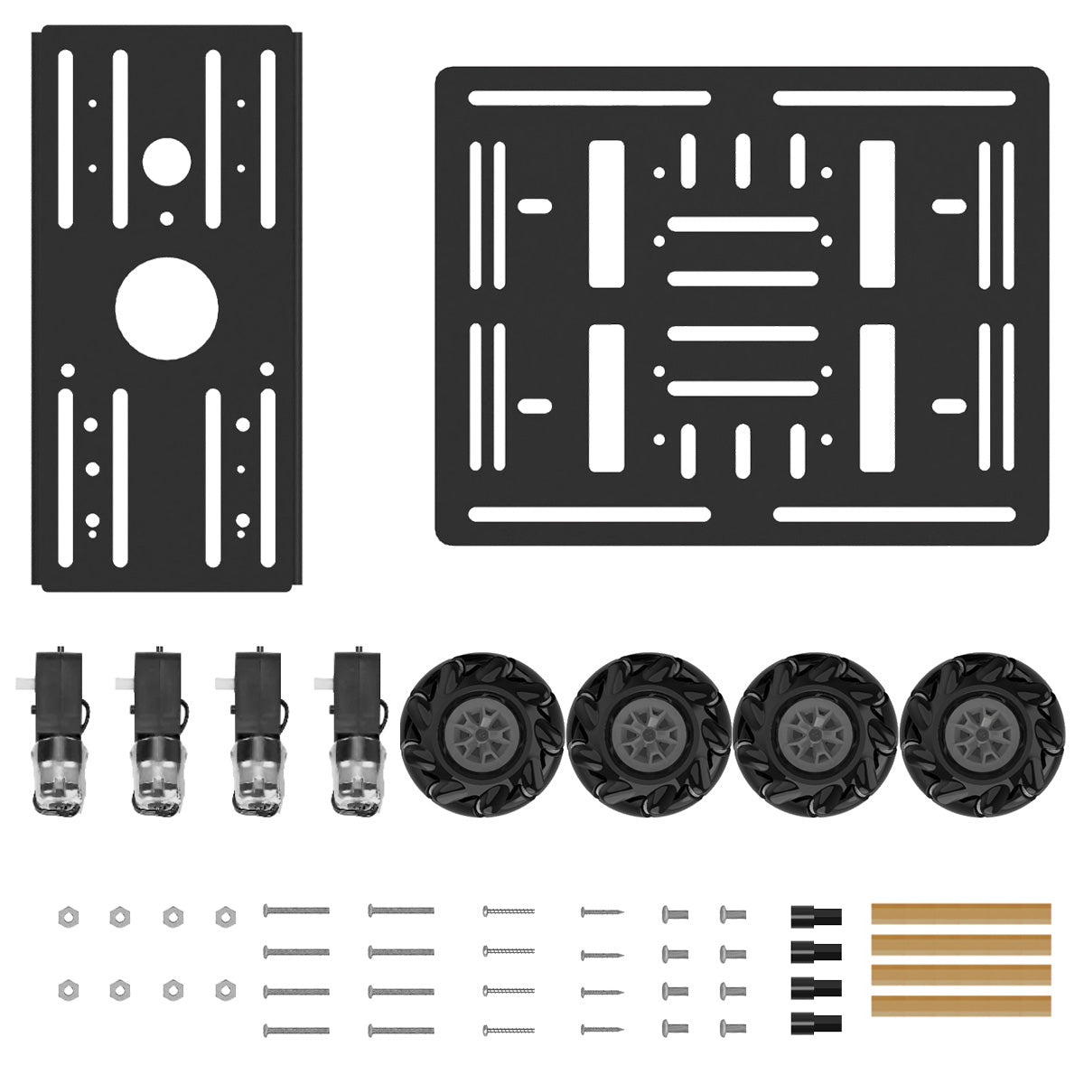 Hiwonder Mecanum Wheel Smart Chassis Car Kit (Unassembled)