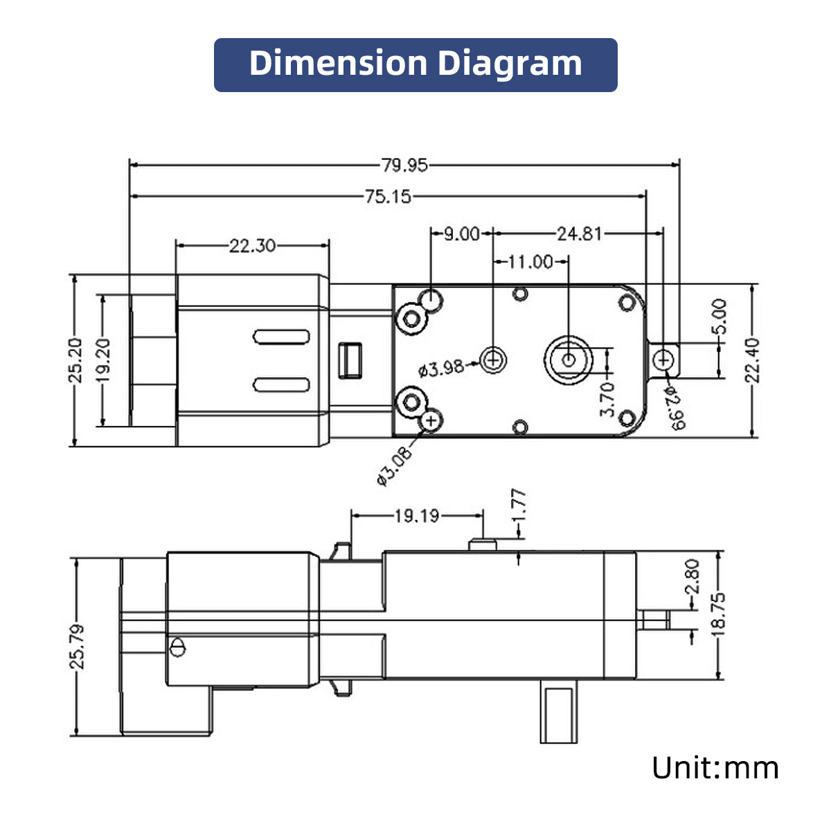Dimension Diagram