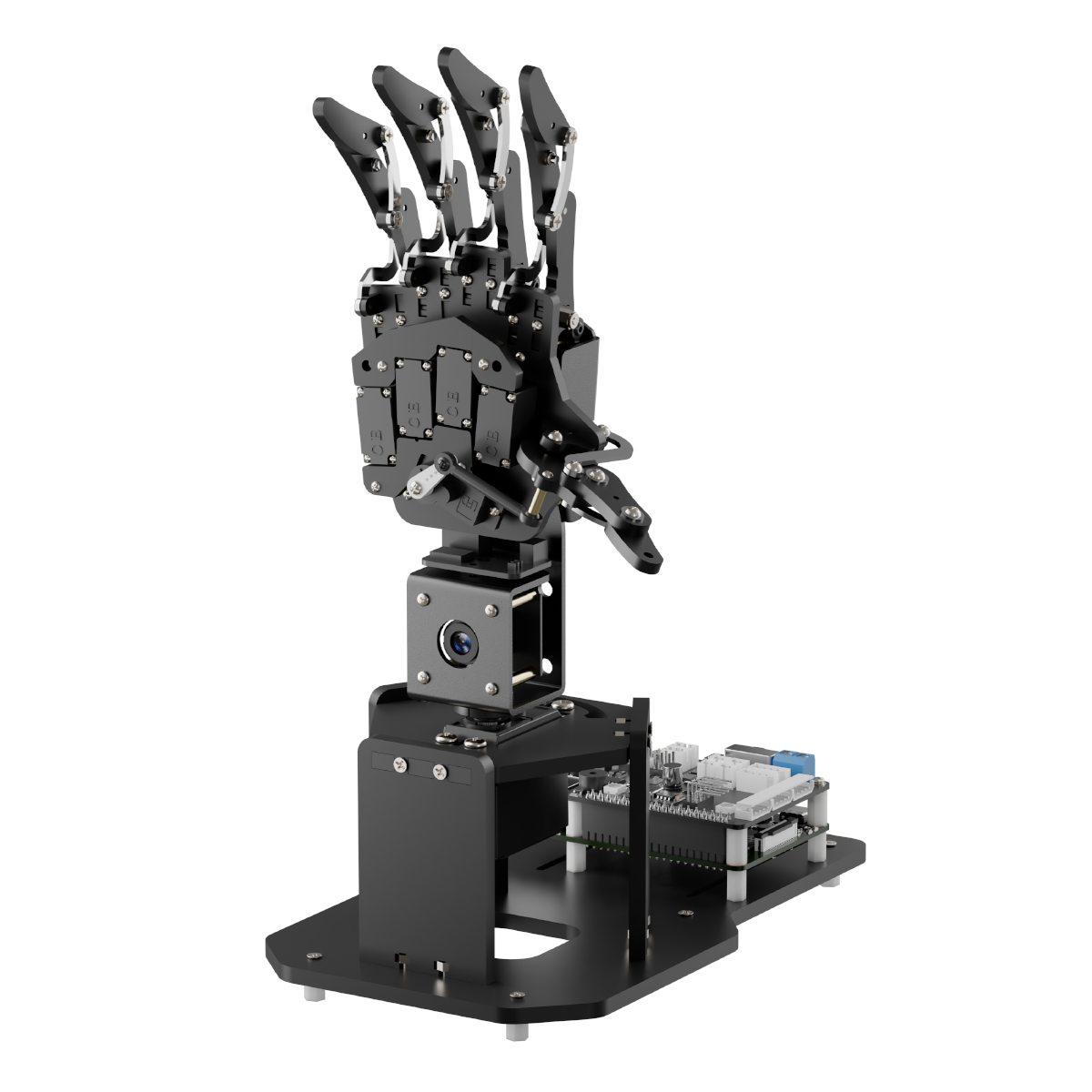 Hiwonder uHandPi Raspberry Pi 5 AI Robotic Hand, AI Vision Recognition and Tracking, Python Programming, Deep Learning