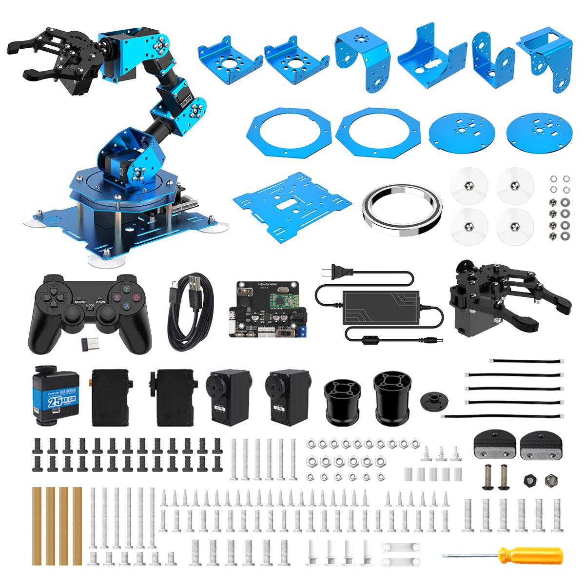 xArm 1S: Hiwonder Intelligent Bus Servo Robotic Arm for Programming