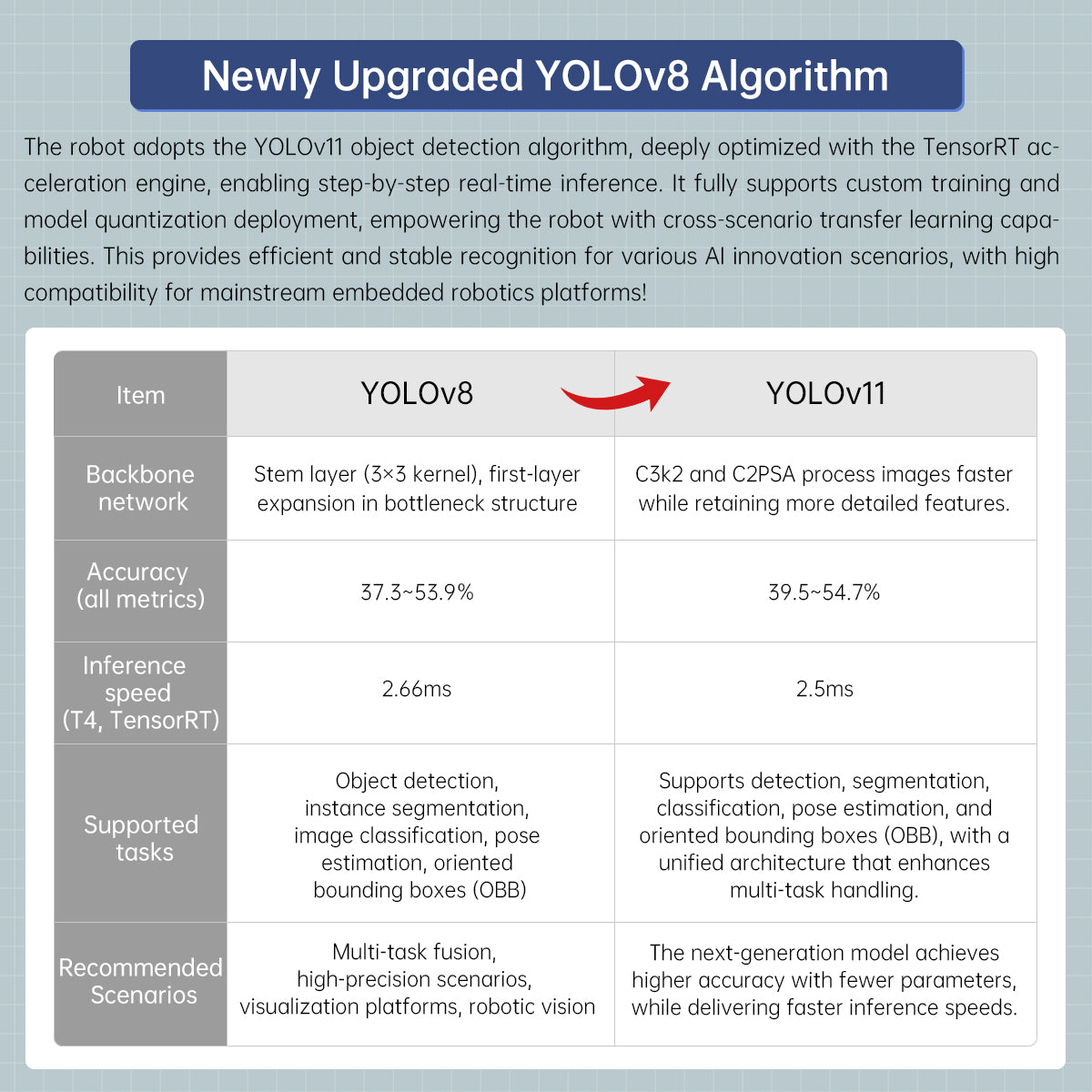 Newly Upgraded YOLOv8 Algorithm