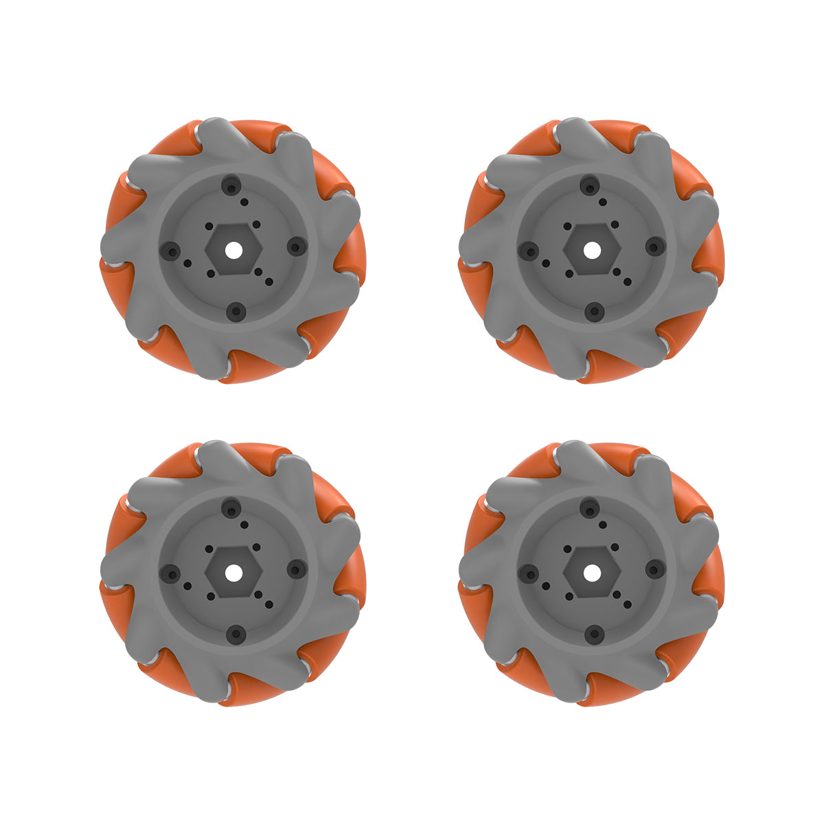 Mecanum Wheel Omnidirectional Wheel 65mm High Hardness Plastic Wheel for Robot Car Components