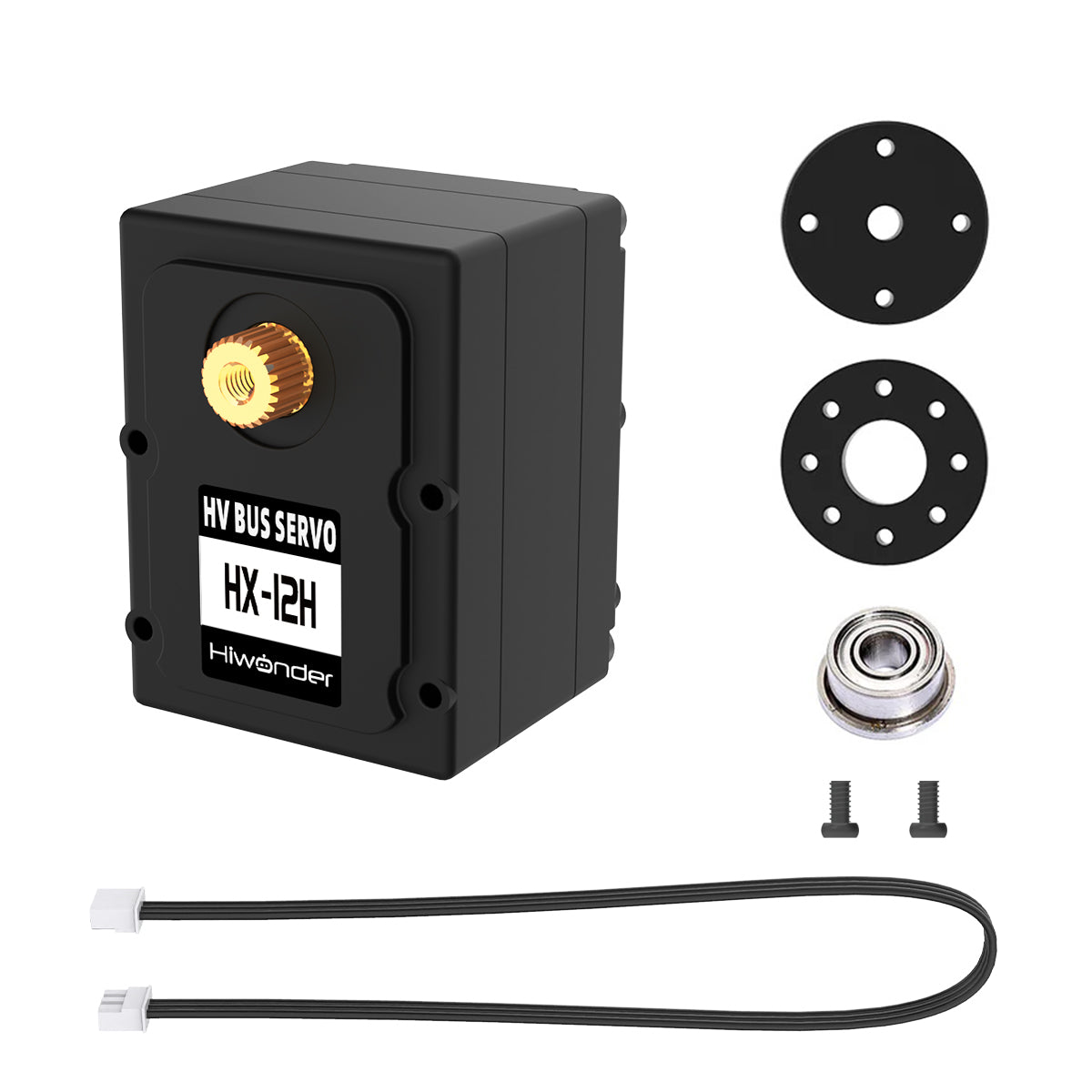 Hiwonder HX-12H Serial Bus High Voltage Servo With Double Shaft, 12KG Torque and Data Feedback Function