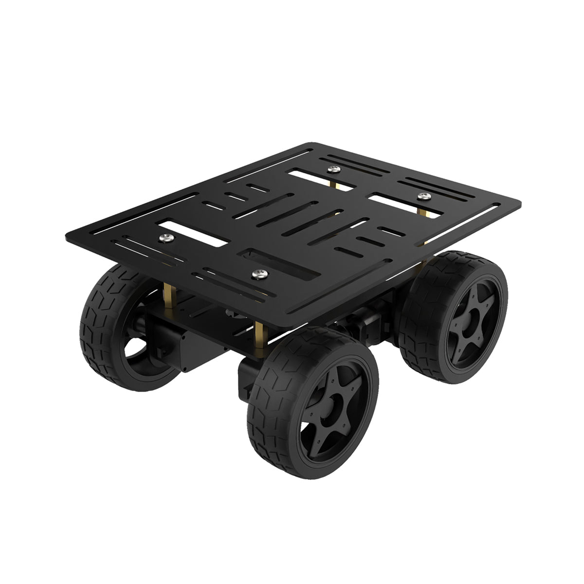Hiwonder 4WD Chassis Car Kit with Aluminum Alloy Frame, TT Motor Smart Robot Car Kit