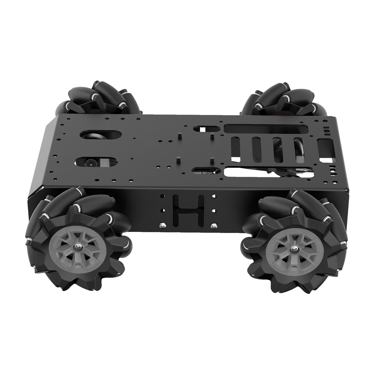 Hiwonder Large Metal 4WD Vehicle Chassis for Arduino/Raspberry Pi/ROS Robot with 8V Encoder Geared Motor