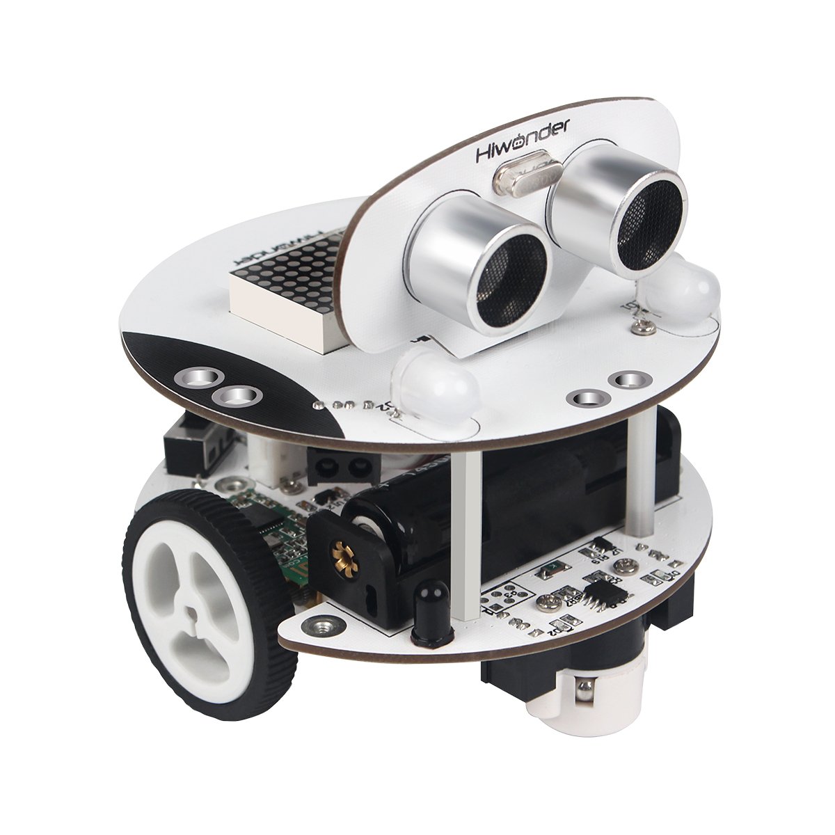 Simple Programmable Robot Qbot: Hiwonder Small Programmable Robot Kit based on Scratch 3.0 / AI