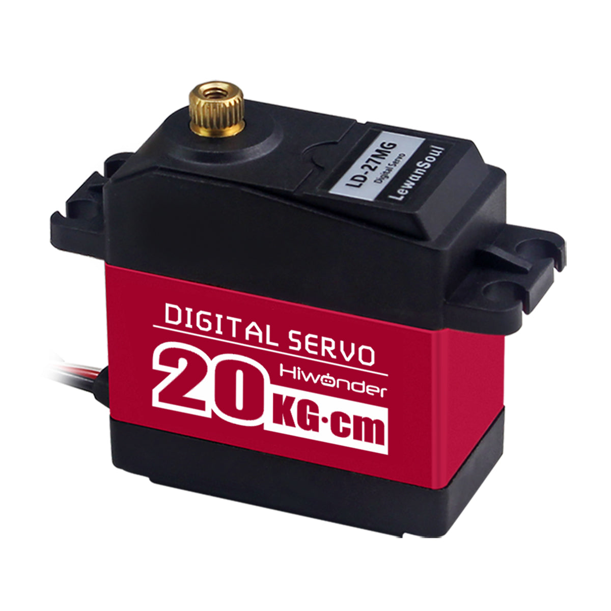 Hiwonder LD-27MG Full Metal Gear Digital Servo with 270 Control Angle, Aluminium Case for Robot RC Car