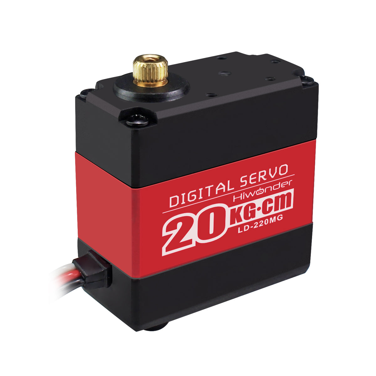 Hiwonder LD-220MG Full Metal Gear Digital Servo with Dual Ball Bearing,Metal Servo Horn, Metal Bracket for Robot