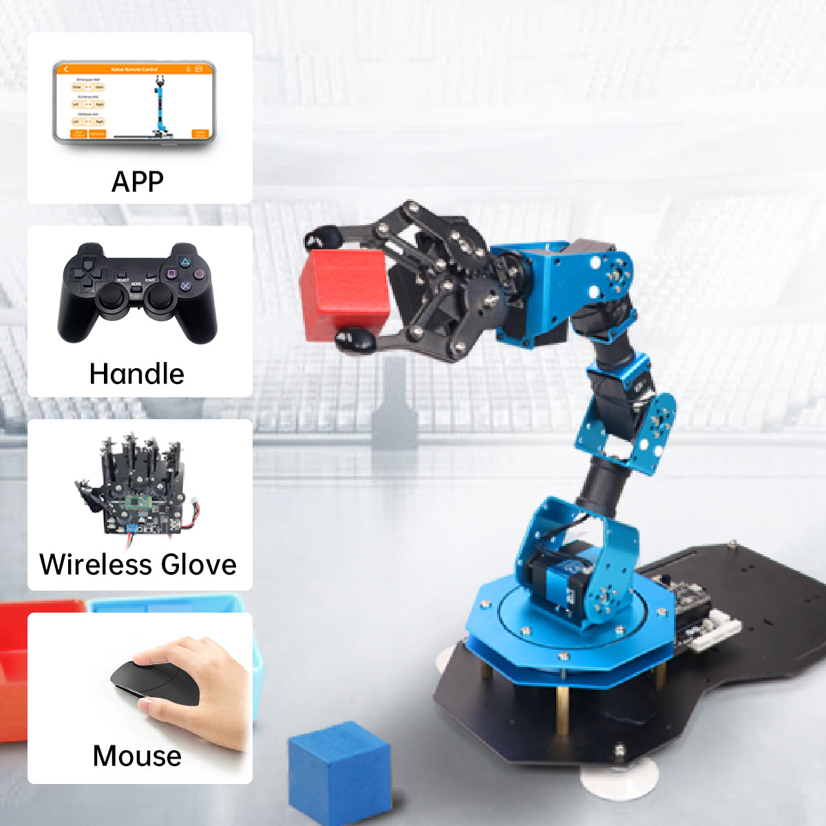 xArm ESP32 Bus Servo Robotic Arm Powered by Open-source ESP32 Python Programmable Robot