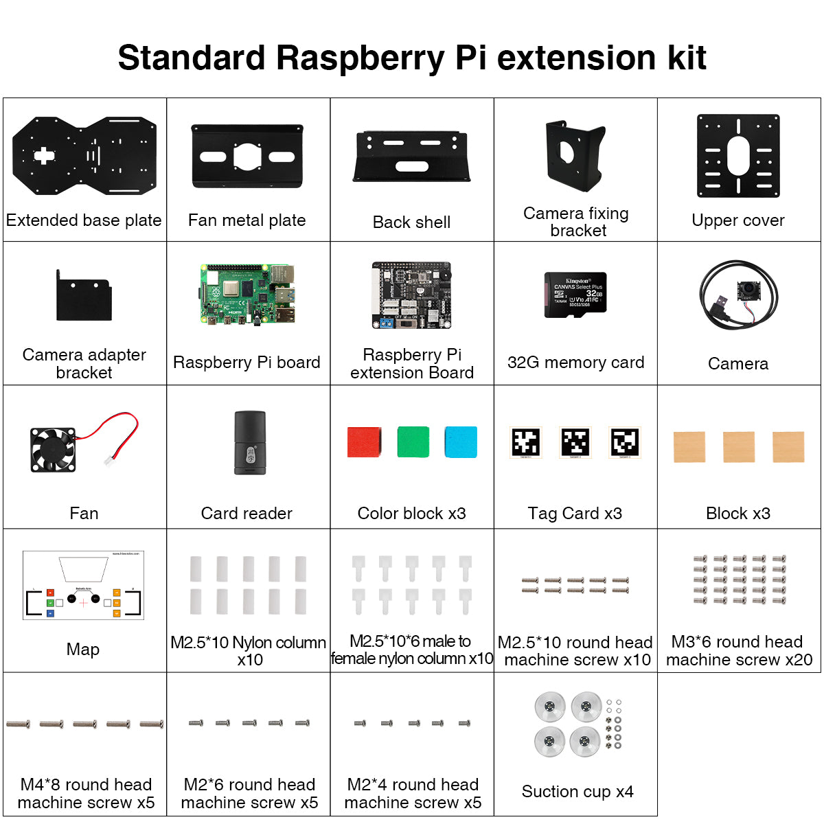 Raspberry Pi 4B Extension Kit for xArm Robotic Arm