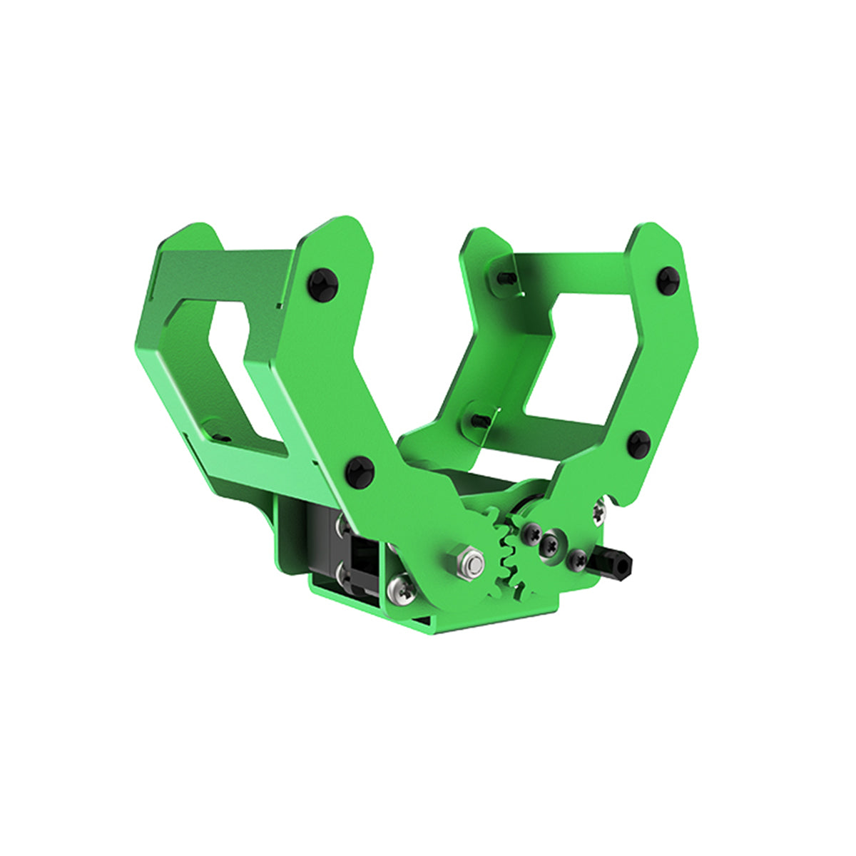 Hiwonder Green Robot Gripper Aluminium Alloy Flexible Opening and Closing for Robotic Arm