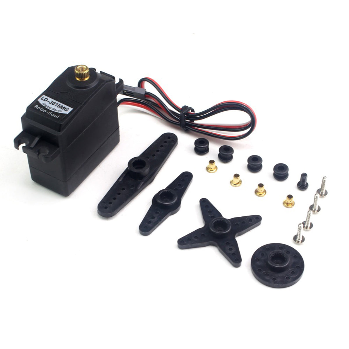 Hiwonder LD-3015MG  Full Metal Gear Digital Servo with 17kg High Torque for RC Robot Car