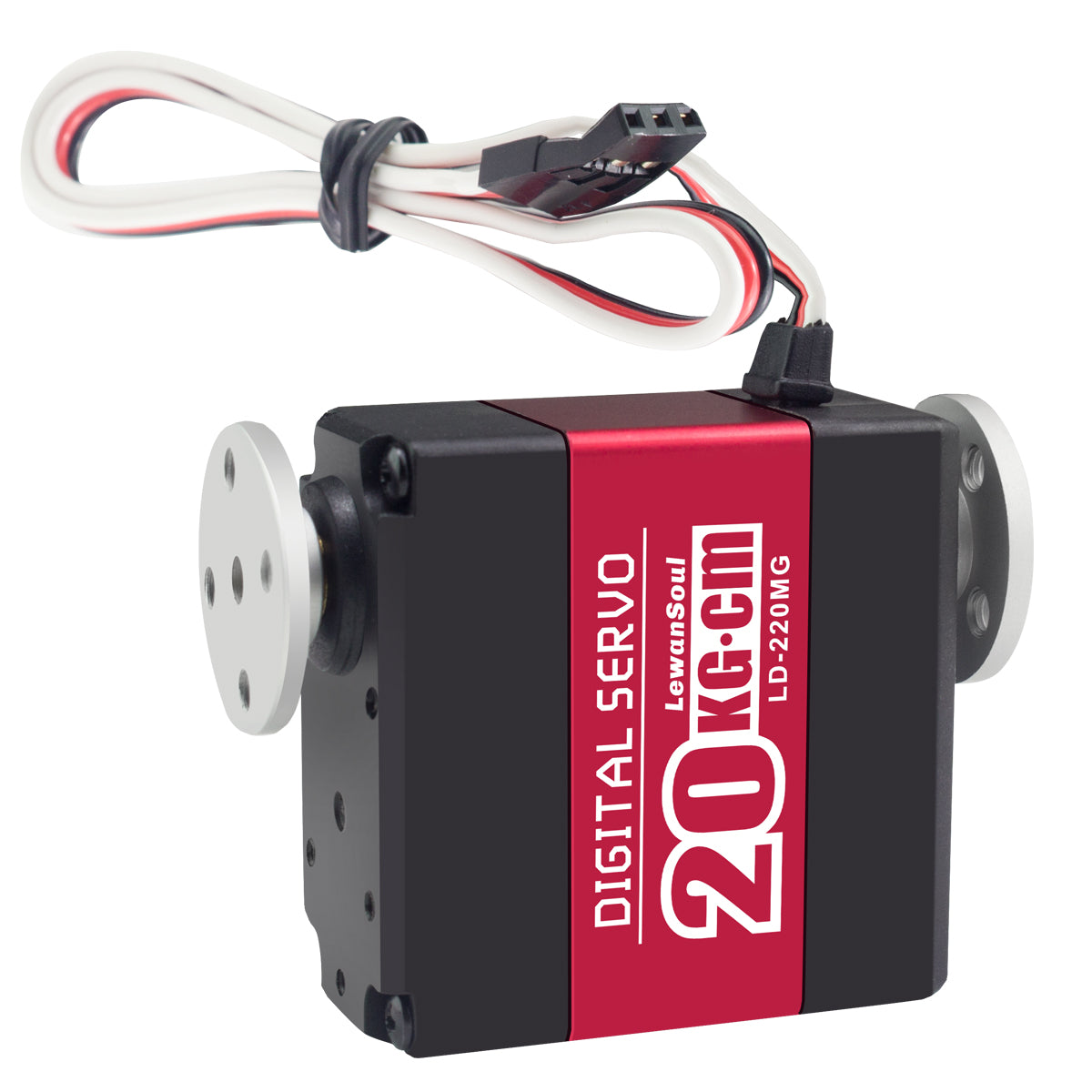 Hiwonder LD-220MG Full Metal Gear Digital Servo with Dual Ball Bearing,Metal Servo Horn, Metal Bracket for Robot