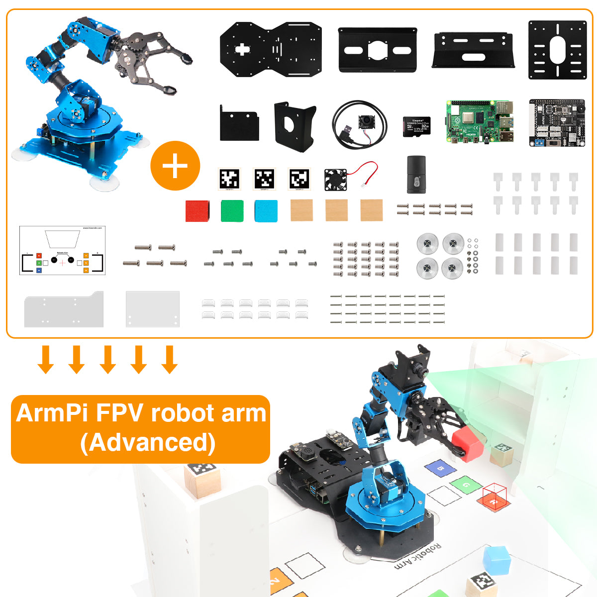 Raspberry Pi 4B Extension Kit for xArm Robotic Arm
