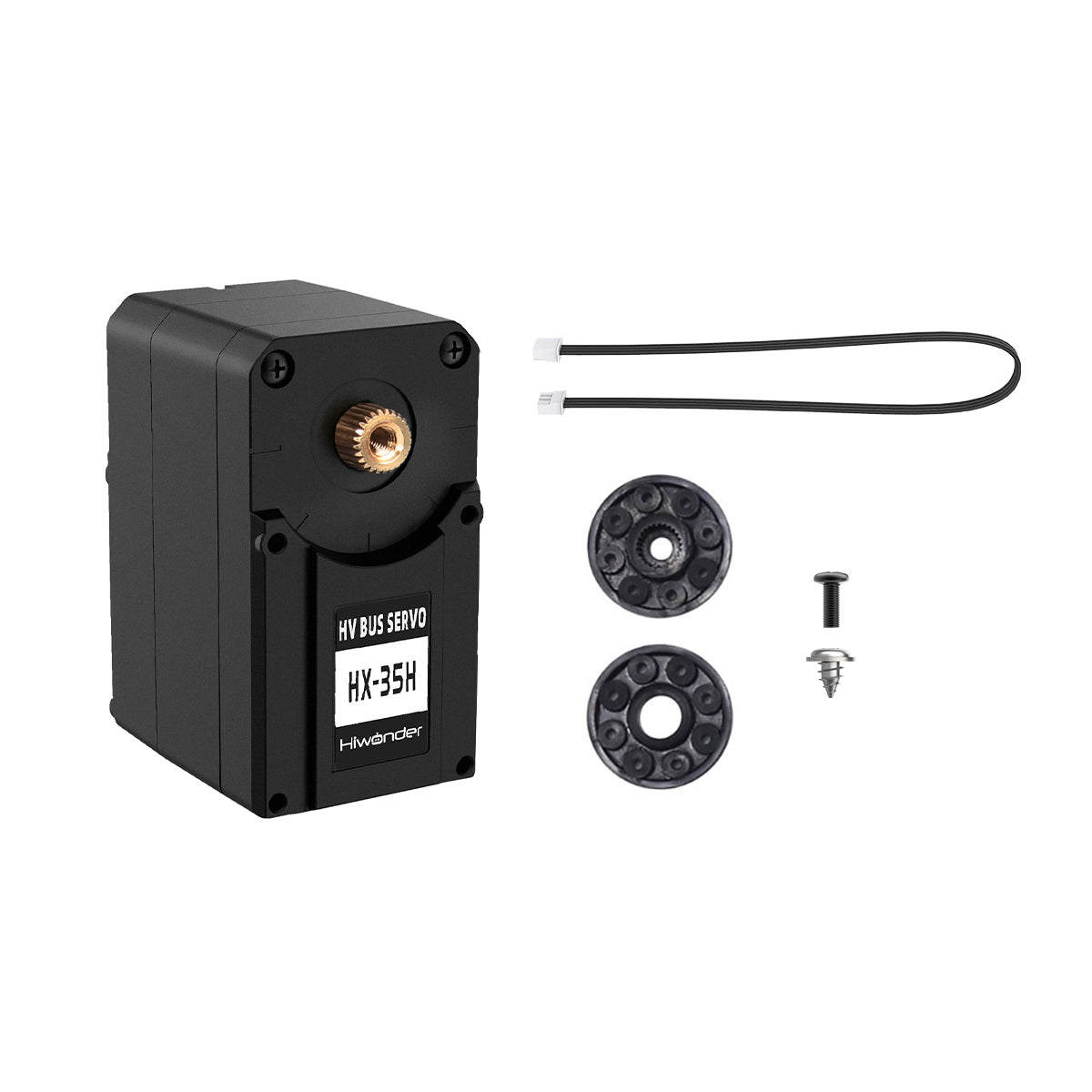 Hiwonder HX-35H Serial Bus High Voltage Servo with Double Shaft, 35KG Strong Torque and Data Feedback Function