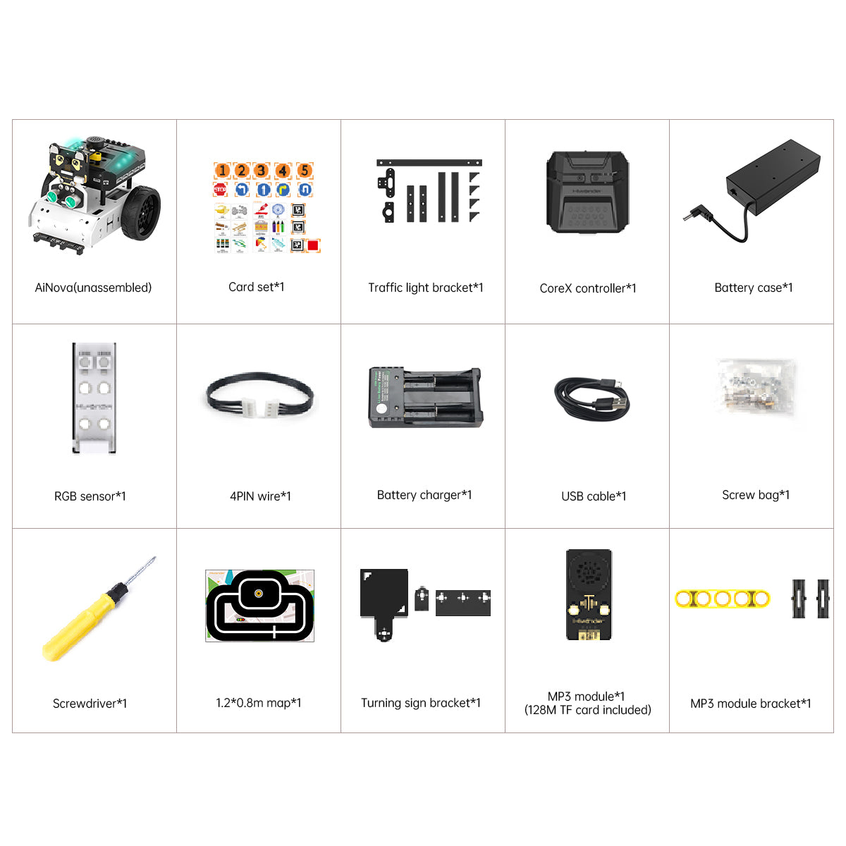 Hiwonder Programming Mini Autonomous Driving AI Education Demonstration Kit with AiNova Intelligent Vision Car